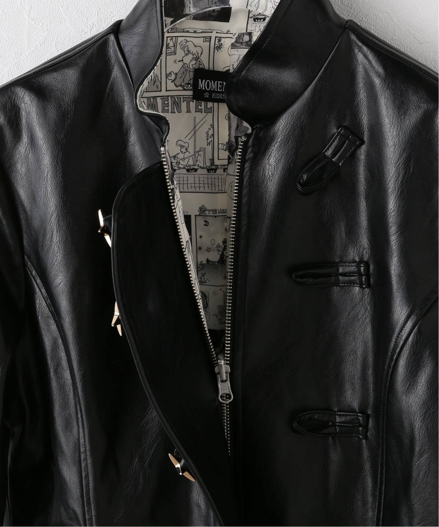 MOMENTEL / モーメンタル Reversible Leather Diary Jacket（レザー 