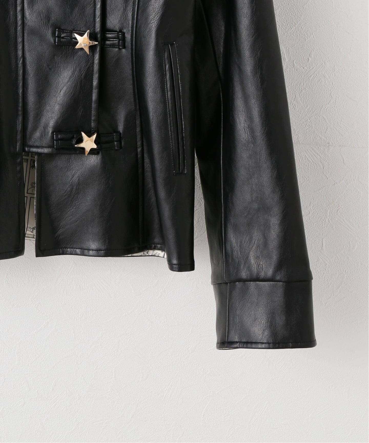MOMENTEL / モーメンタル Reversible Leather Diary Jacket（レザー 