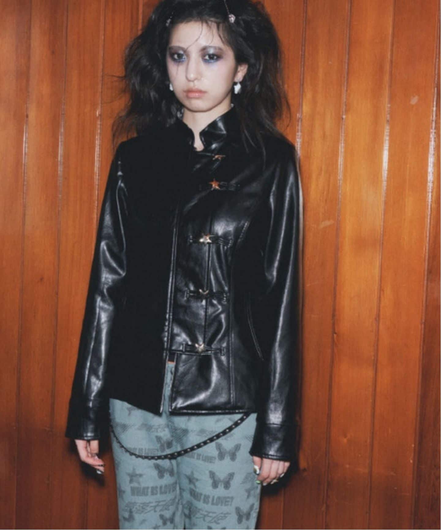 MOMENTEL / モーメンタル Reversible Leather Diary Jacket（レザー