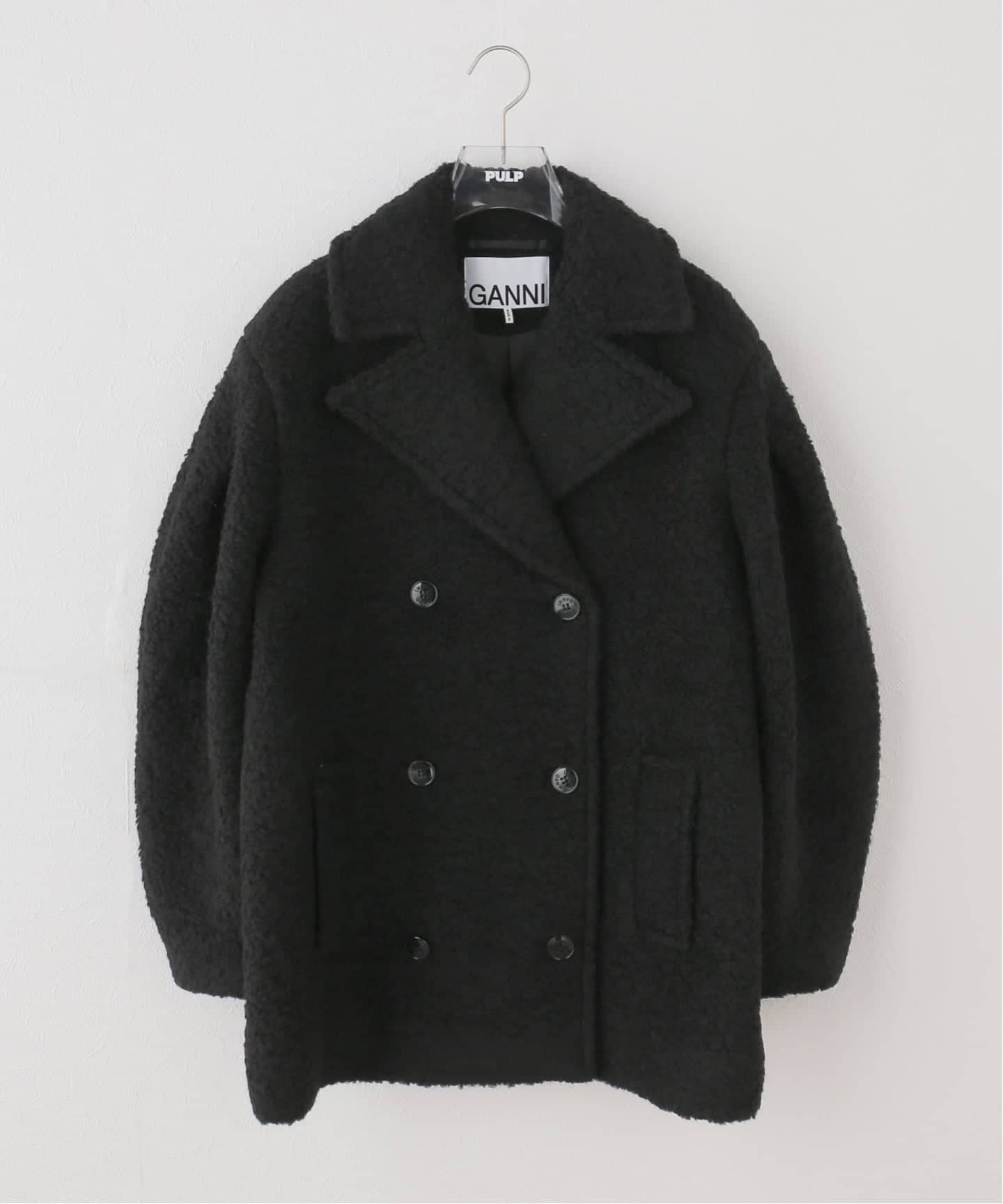 GANNI / ガニー Heavy Boucle Midi Coat（ピーコート）｜PULP（パルプ