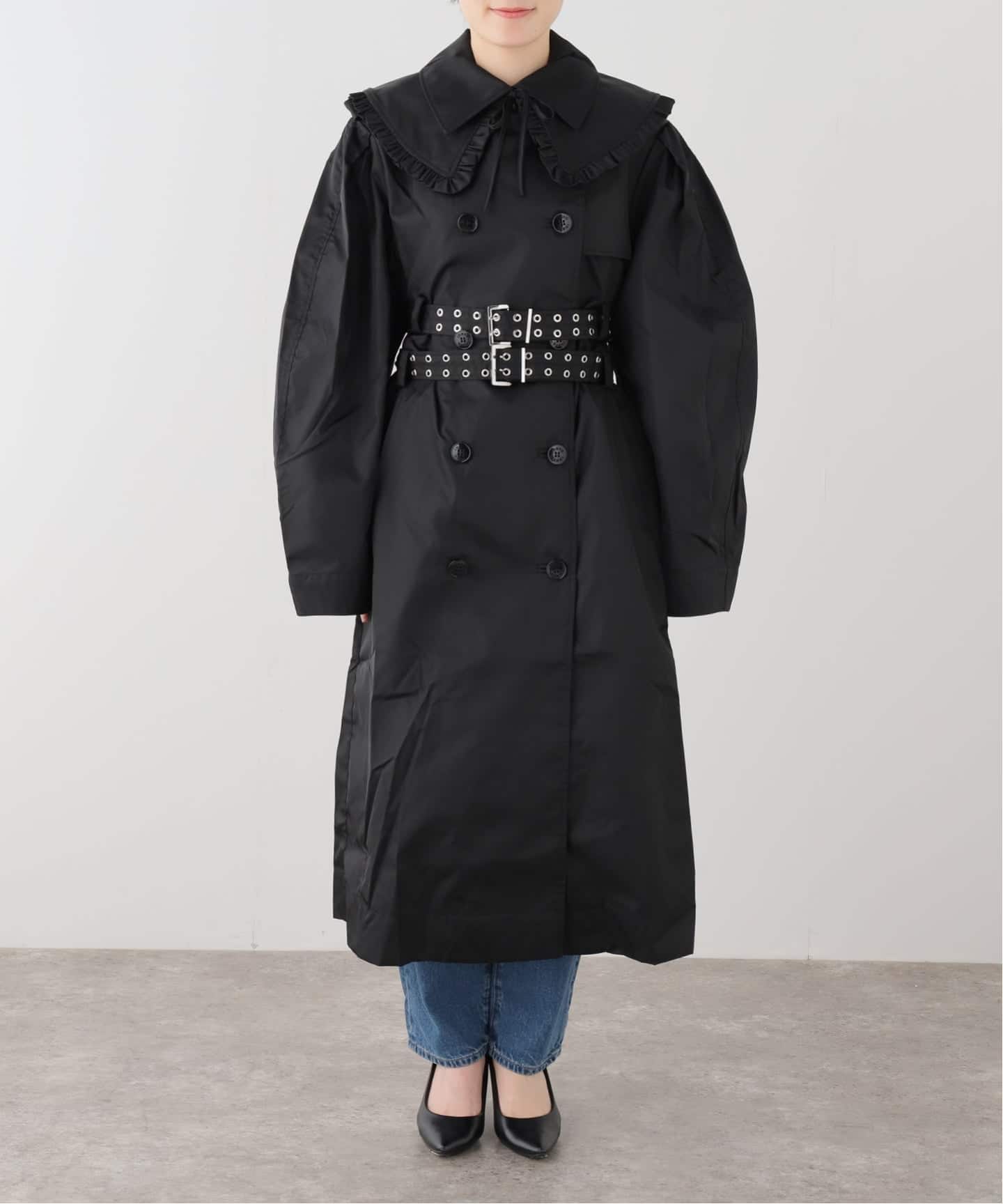 GANNI / ガニー Duchesse Nylon Trenchcoat（トレンチコート）｜PULP