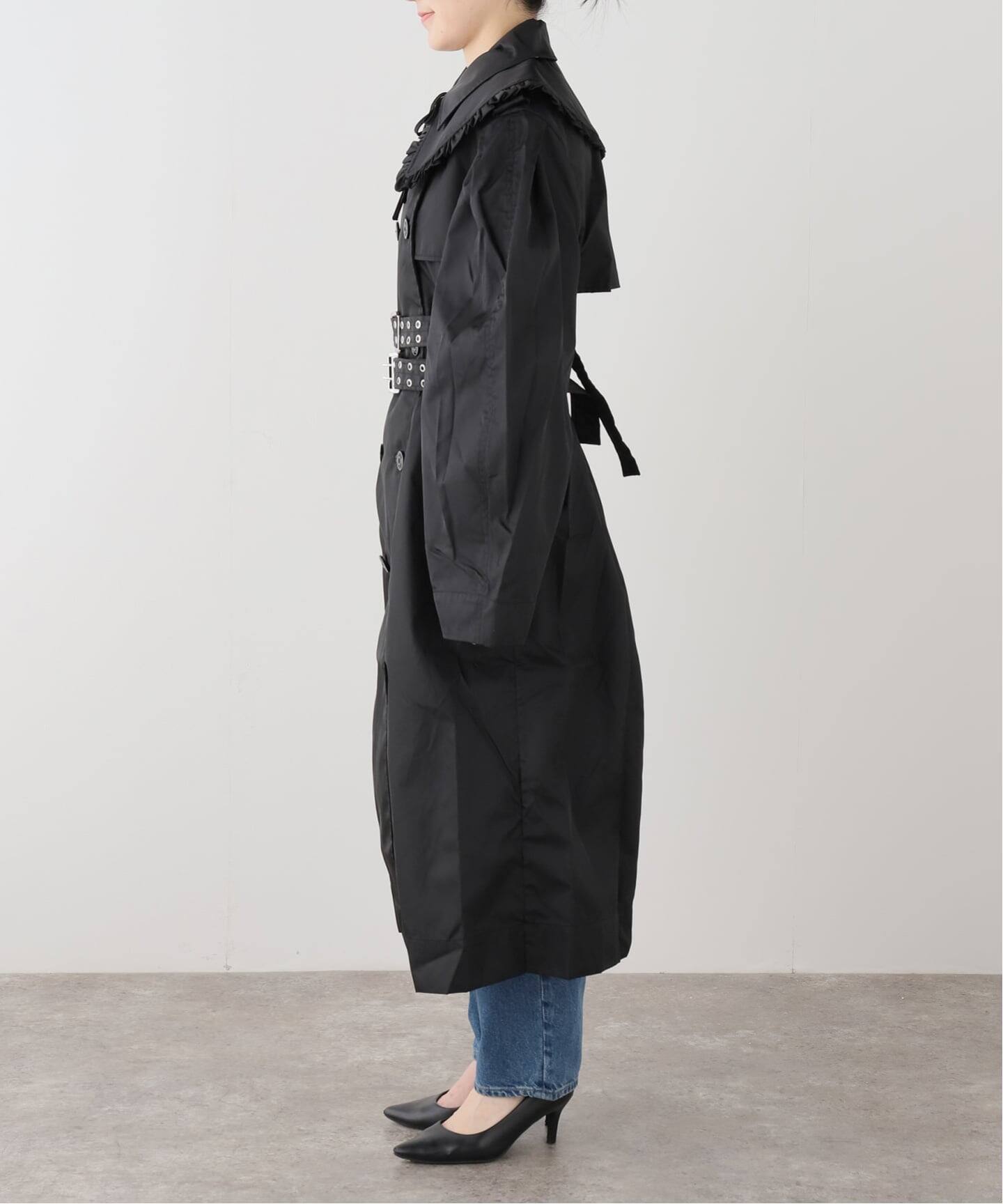GANNI / ガニー Duchesse Nylon Trenchcoat（トレンチコート）｜PULP