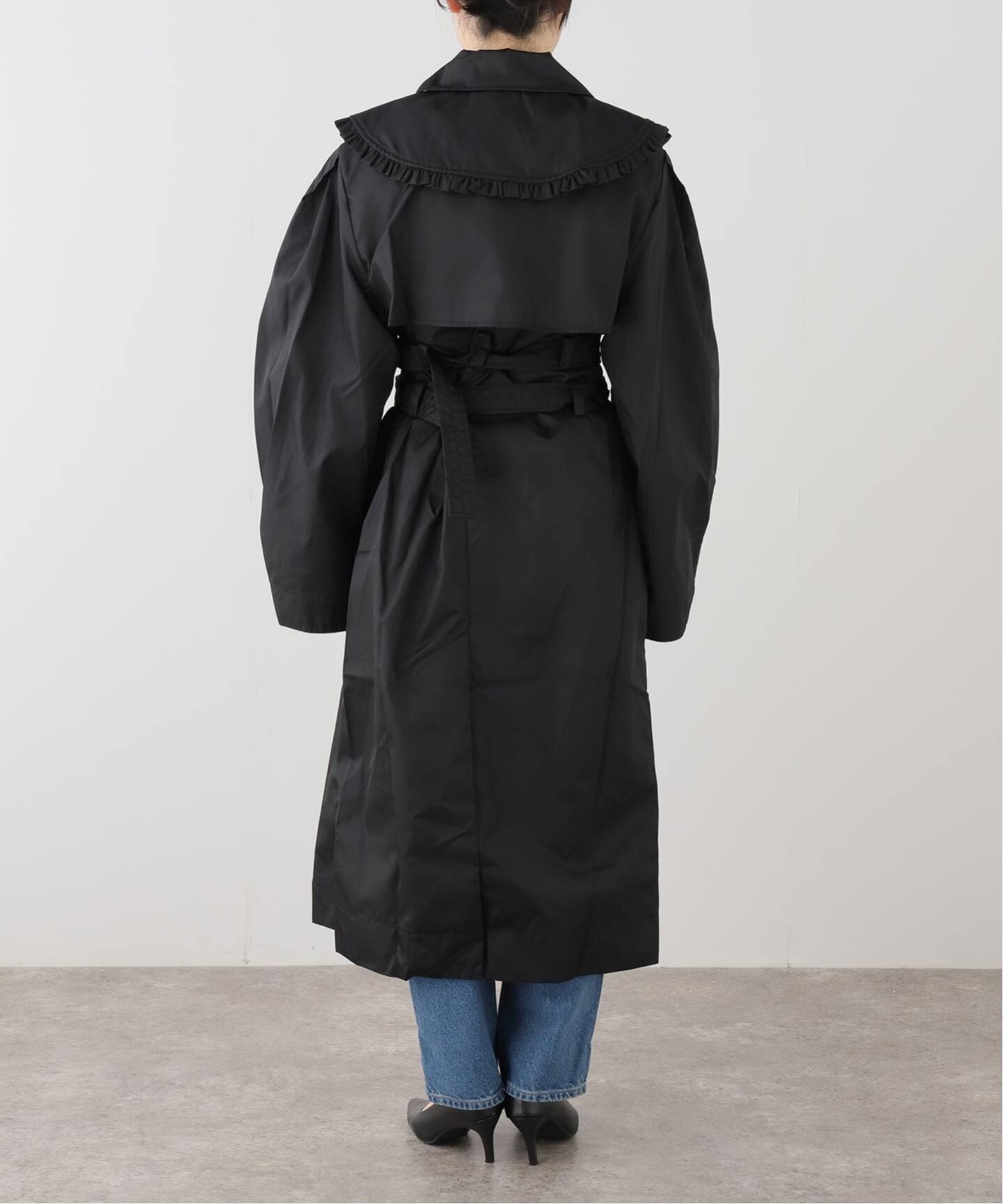 GANNI / ガニー Duchesse Nylon Trenchcoat（トレンチコート）｜PULP