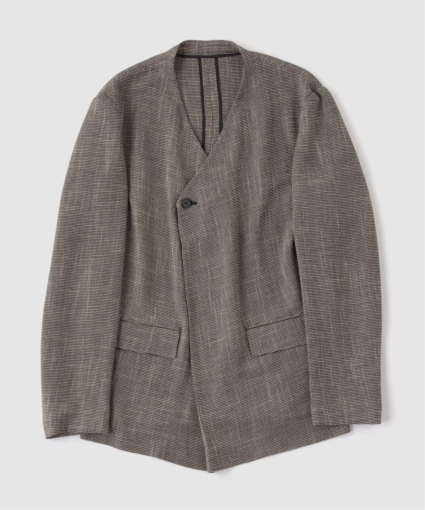 YUKI HASHIMOTO / ユウキハシモト YNECK JACKET（ノーカラージャケット