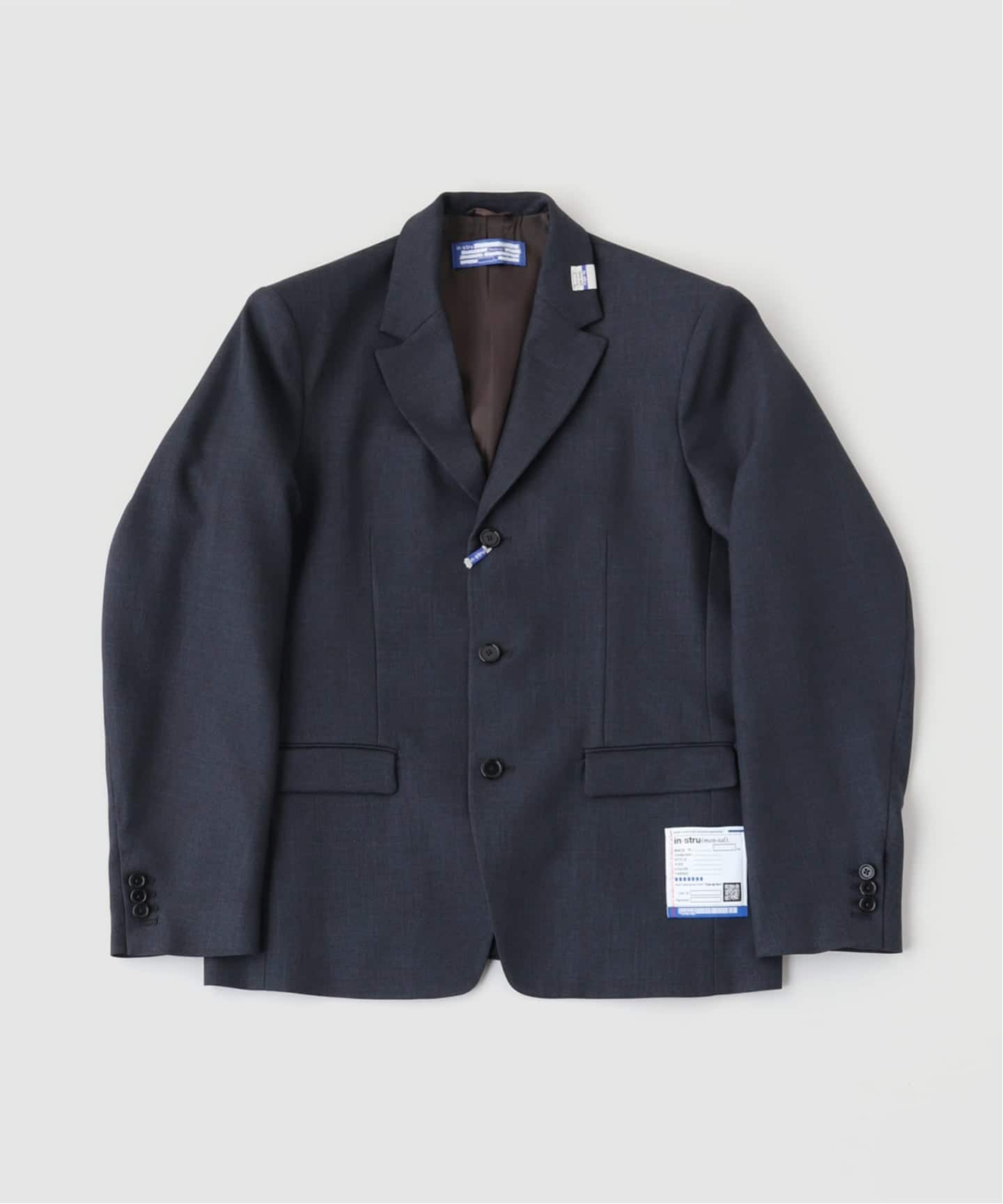 IN STRU(MEN-TAL) / インストルメンタル WOOLY SHARKSKIN 3B JACKET