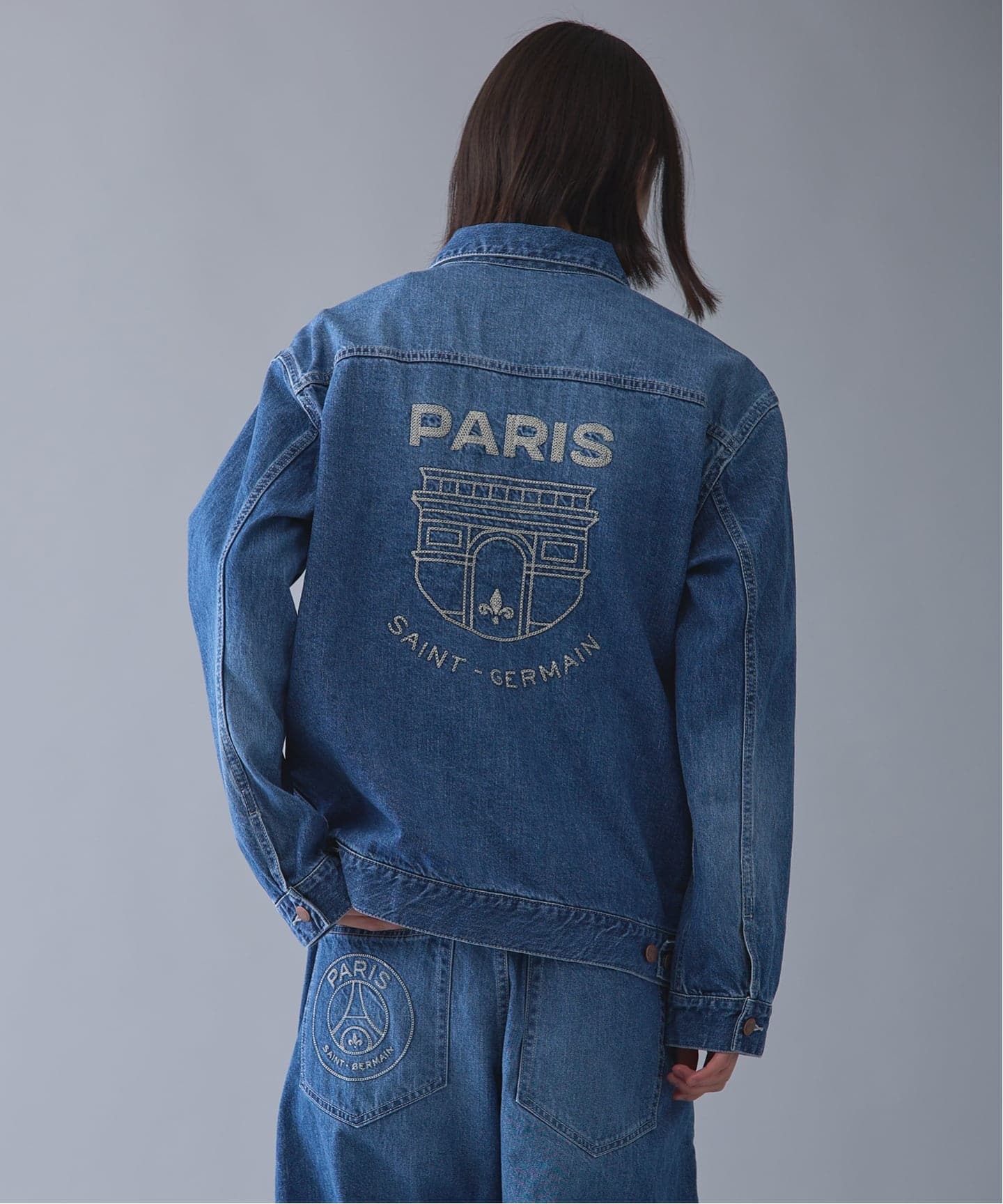 【正規品】パリサンジェルマン　デニムジャケット Gジャン8782 Paris Saint-Germain / パリ・サン＝ジェルマン】 JP JAPAN Denim