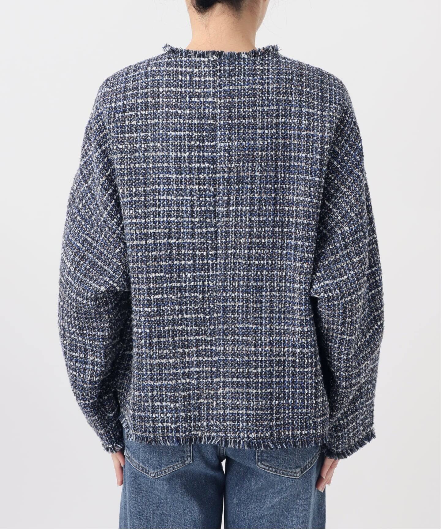 予約》【一部店舗＆WEB限定】GIOLICATWEED ドルマンジャケット（ノー