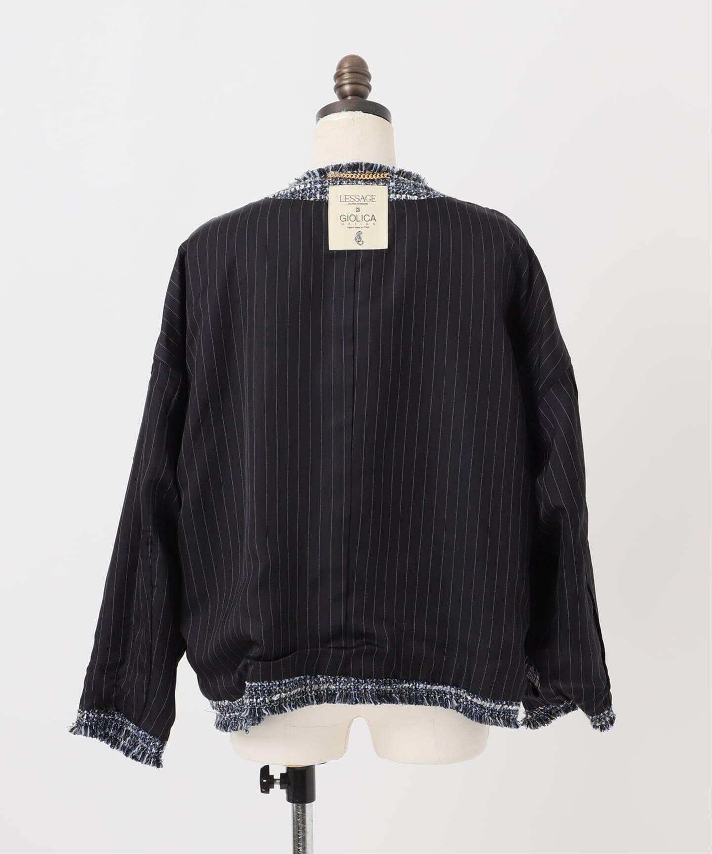 予約》【一部店舗＆WEB限定】GIOLICATWEED ドルマンジャケット（ノー