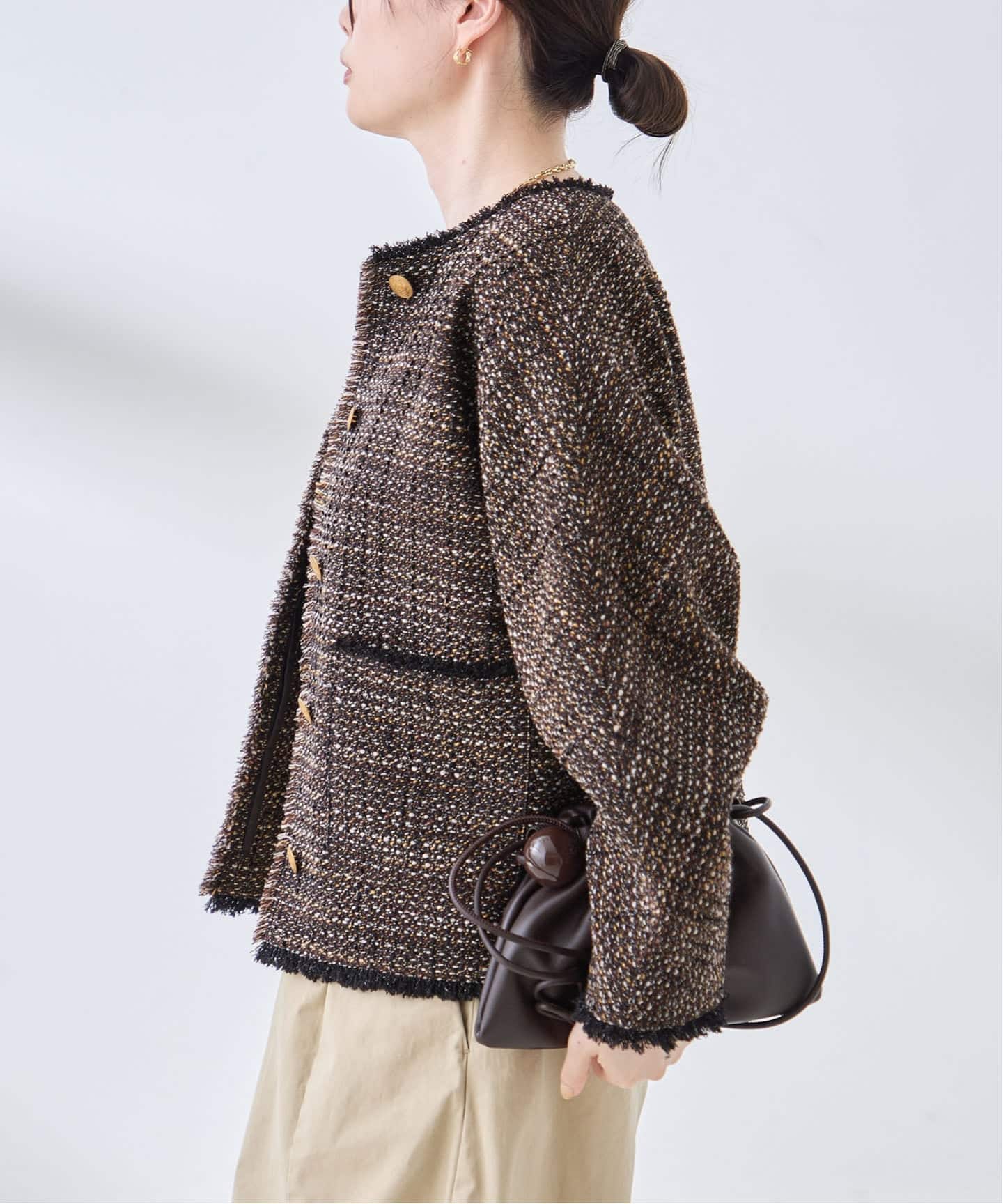 予約》GIOLICA TWEED ドルマンジャケット（その他ジャケット・スーツ