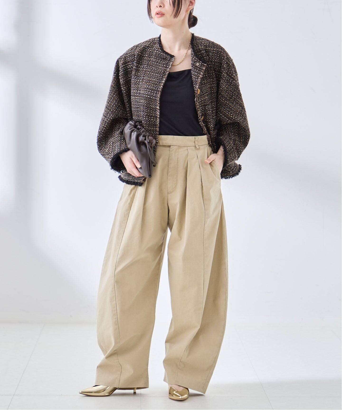 予約》GIOLICA TWEED ドルマンジャケット（その他ジャケット・スーツ
