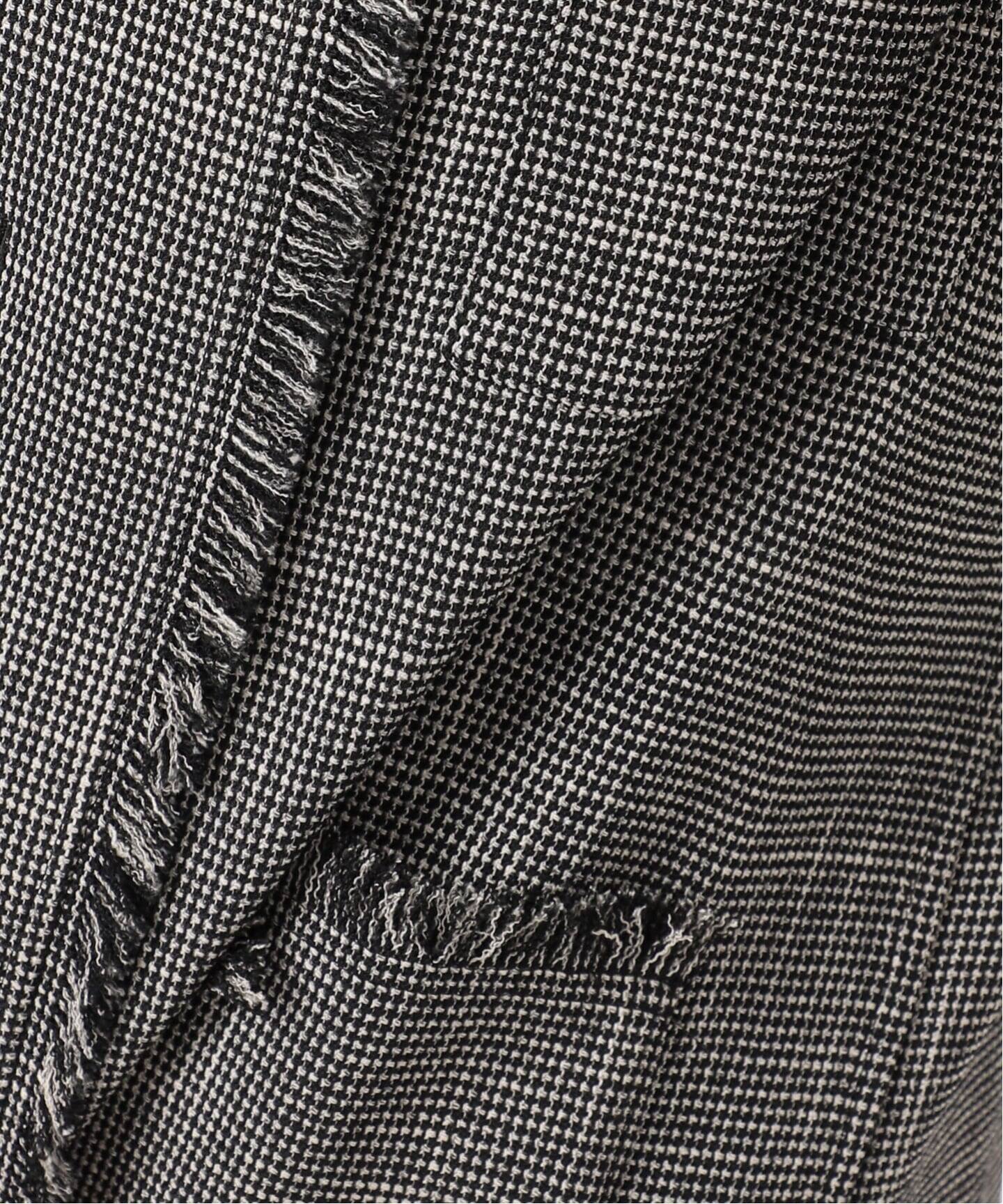TWEEDY MESH ショートスリーブジャケット（ノーカラージャケット