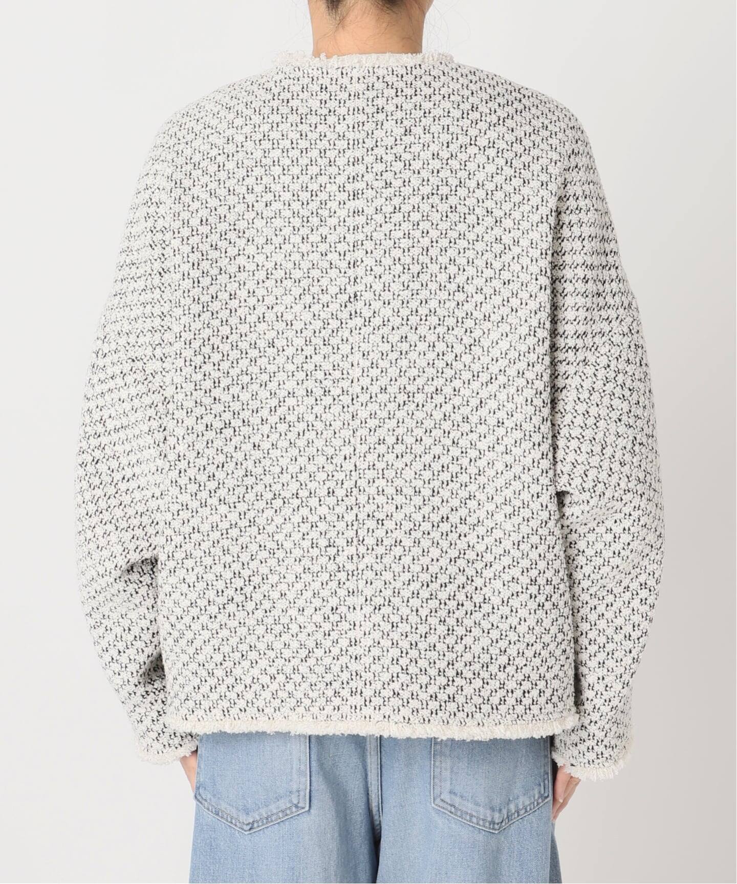 GIOLICATWEED ドルマンジャケット（ノーカラージャケット）｜JOURNAL