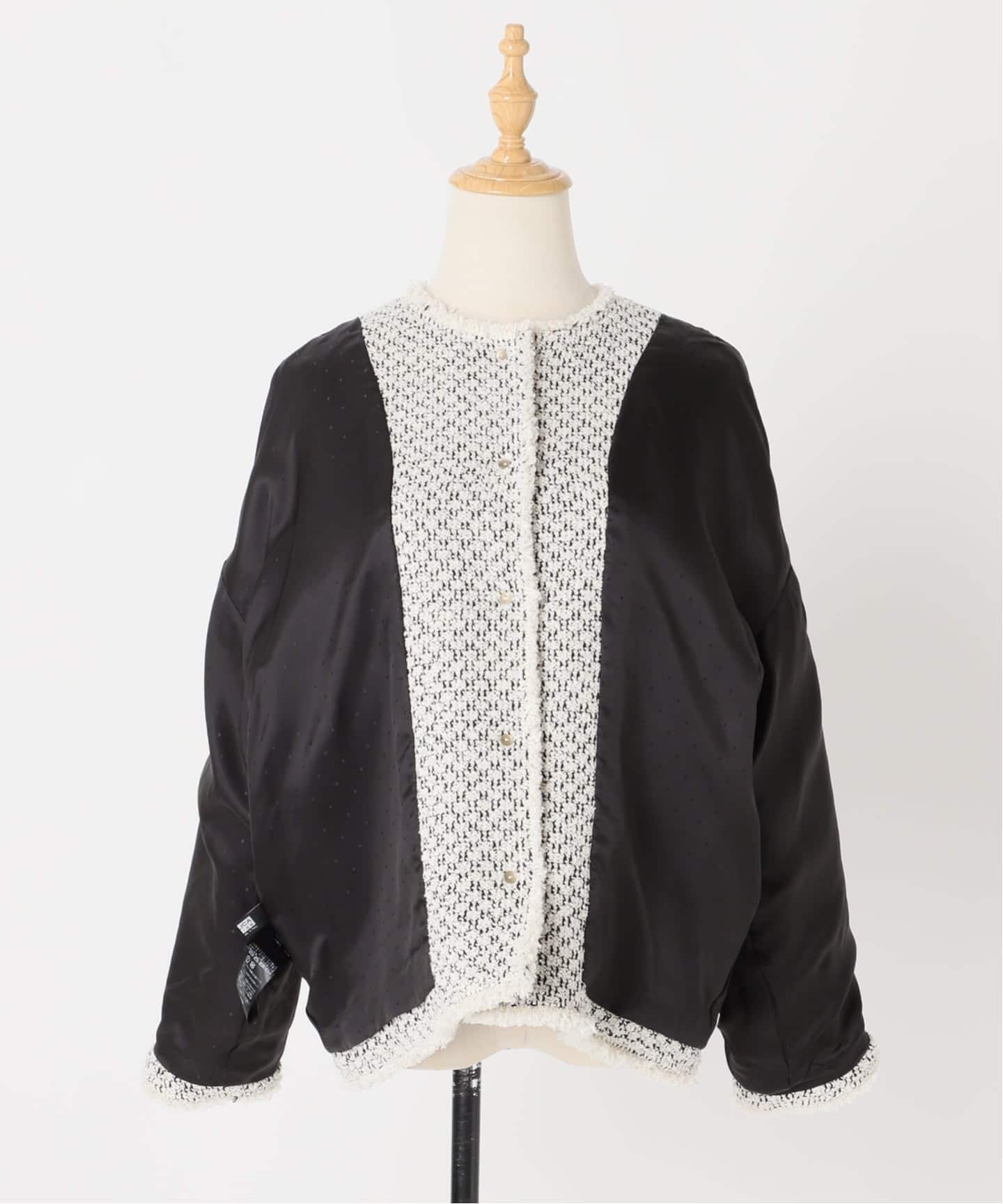 GIOLICATWEED ドルマンジャケット（ノーカラージャケット）｜JOURNAL