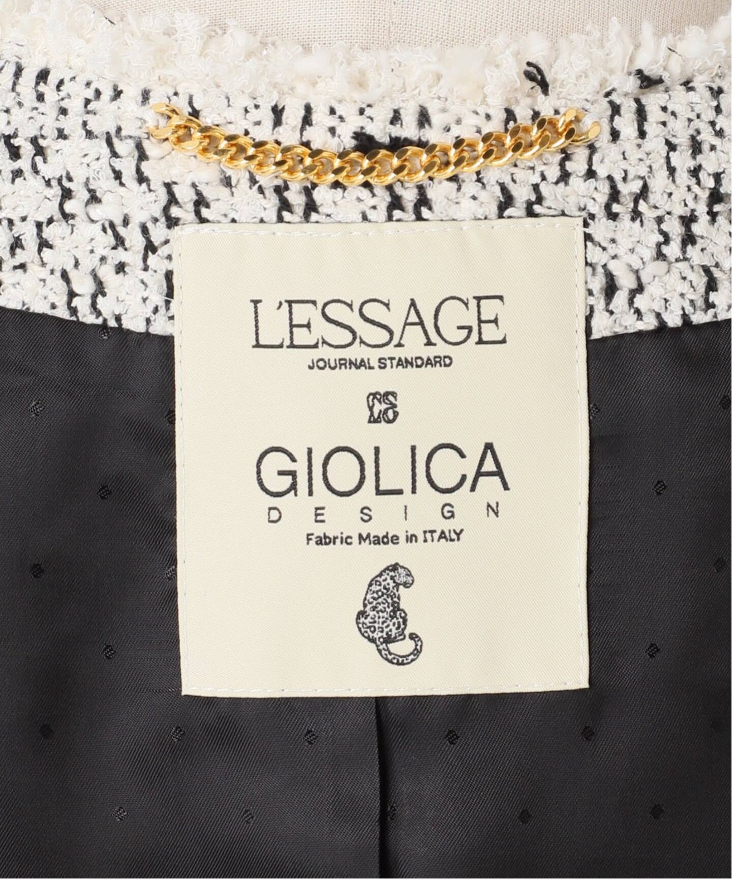 GIOLICATWEED ドルマンジャケット（ノーカラージャケット）｜JOURNAL