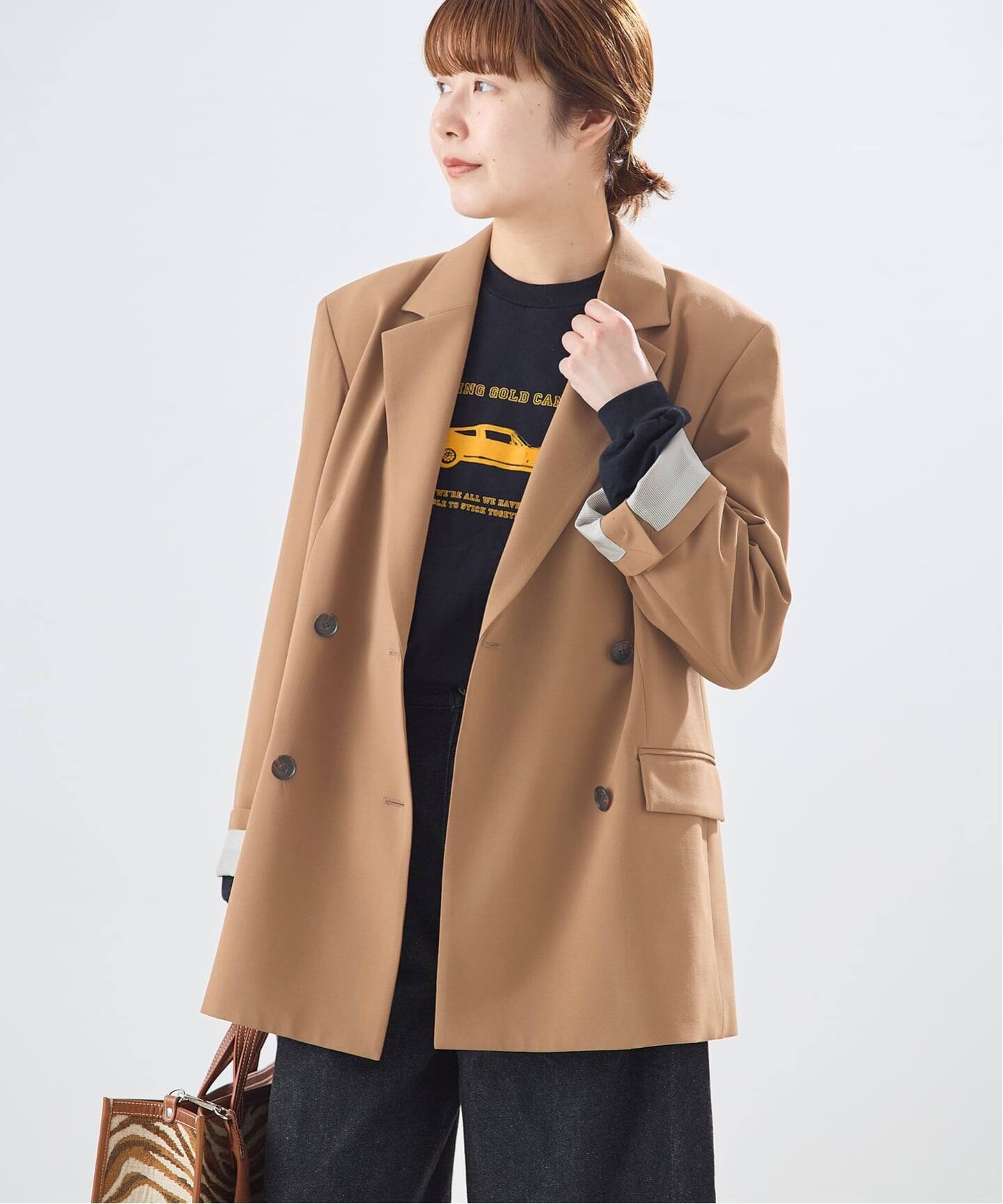 セットアップ可》【金子綾さん着用】LANA ダブルブレストジャケット
