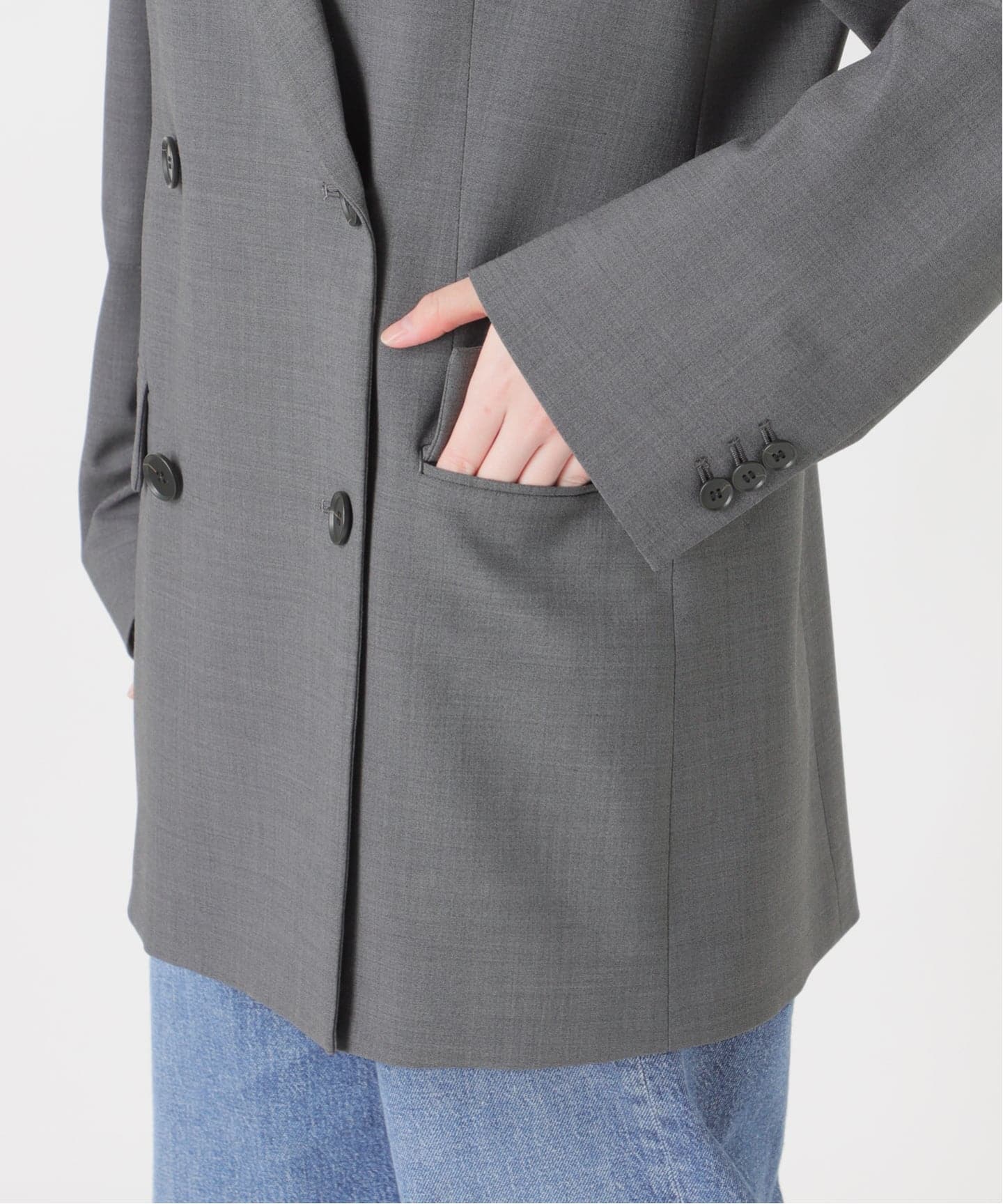 予約》LANA ダブルブレストジャケット（テーラードジャケット