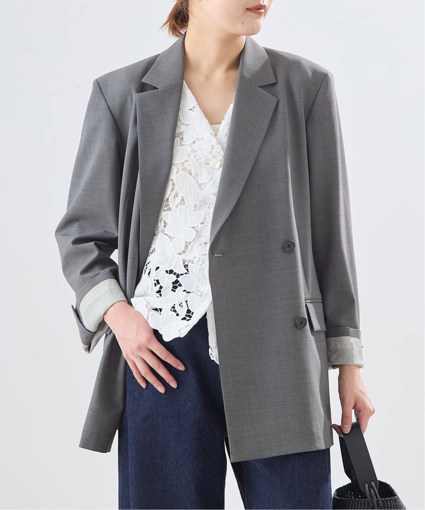 セットアップ可》【金子綾さん着用】LANA ダブルブレストジャケット 