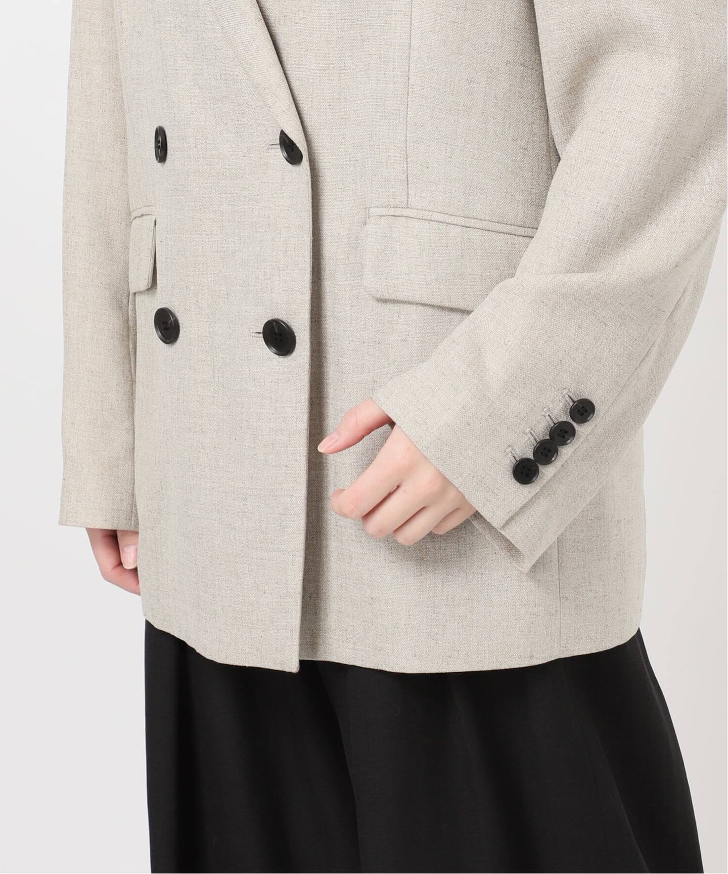 予約》アイアスダブルブレステッドジャケット（テーラードジャケット