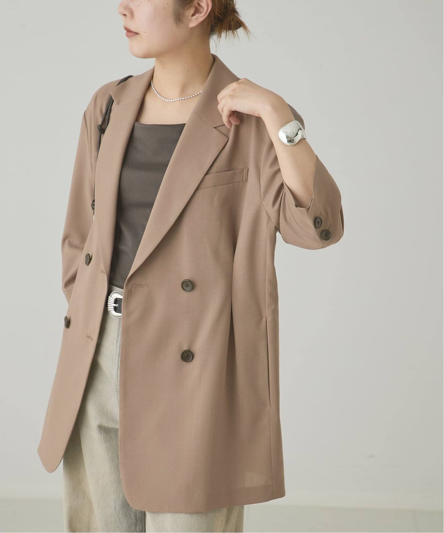 セットアップ可》POPLIN タックジャケット（その他ジャケット・スーツ 