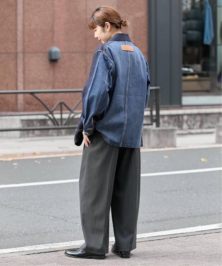 別注【INSCRIRE*LEE*LESSAGE】LOCO JK DENIM USED：カバーオール 