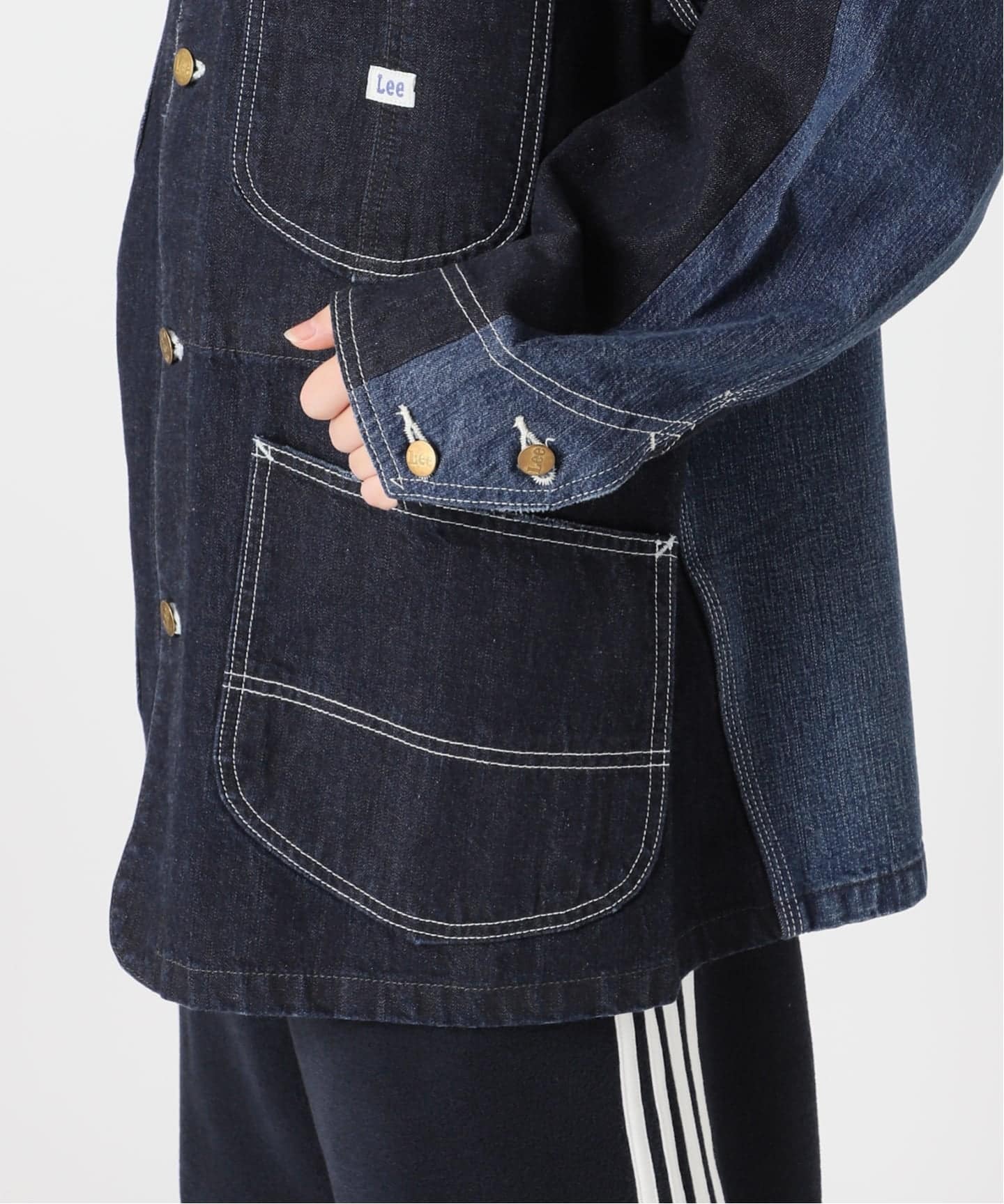 別注【INSCRIRE*LEE*LESSAGE】LOCO JK DENIM USED:カバーオール 別注【INSCRIRE*LEE*LESSAGE】LOCO JK DENIM USED:カバーオール
