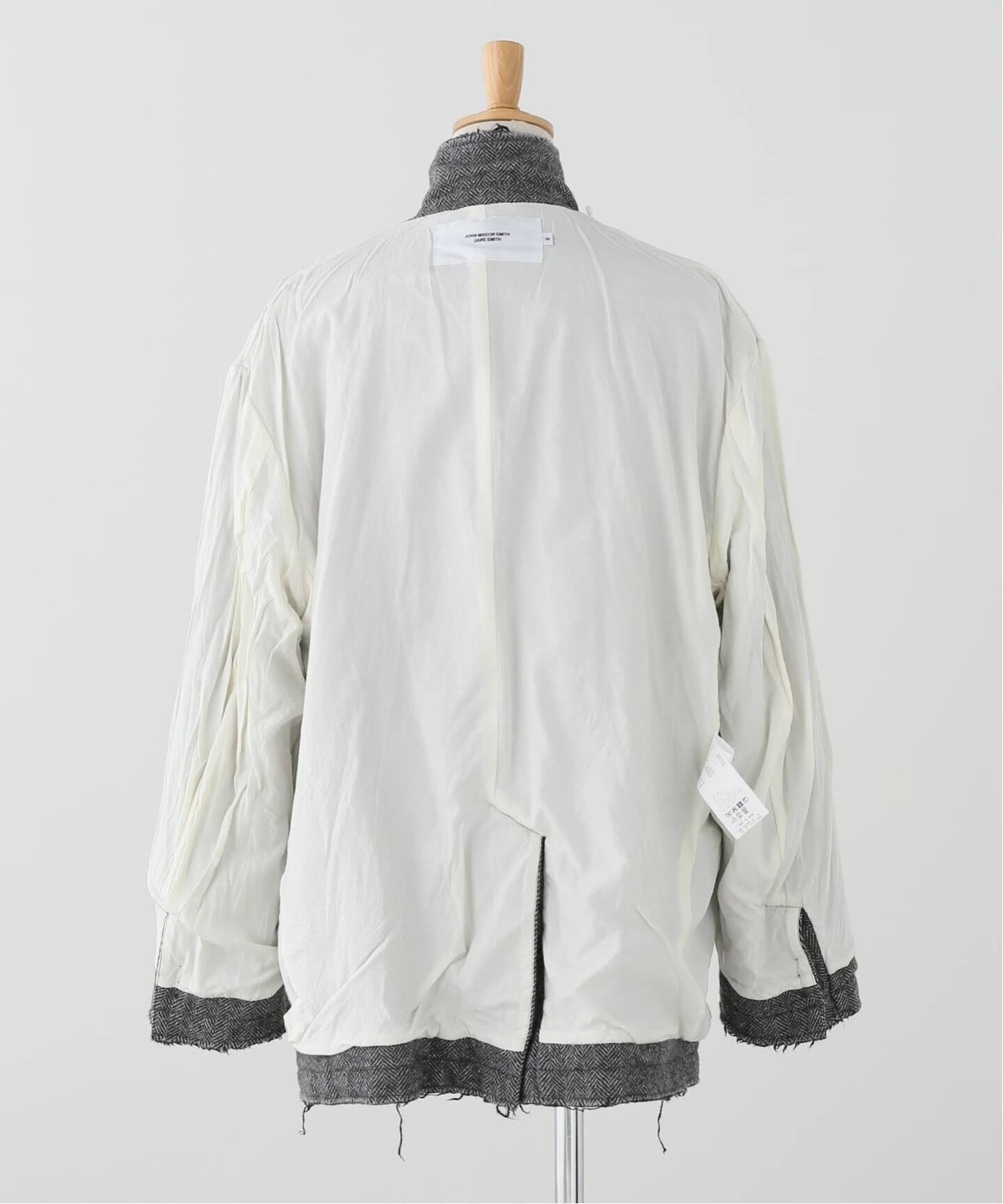 JANE SMITH/ジェーンスミス GARMENT WASHED SILKNEP TWEED ジャケット
