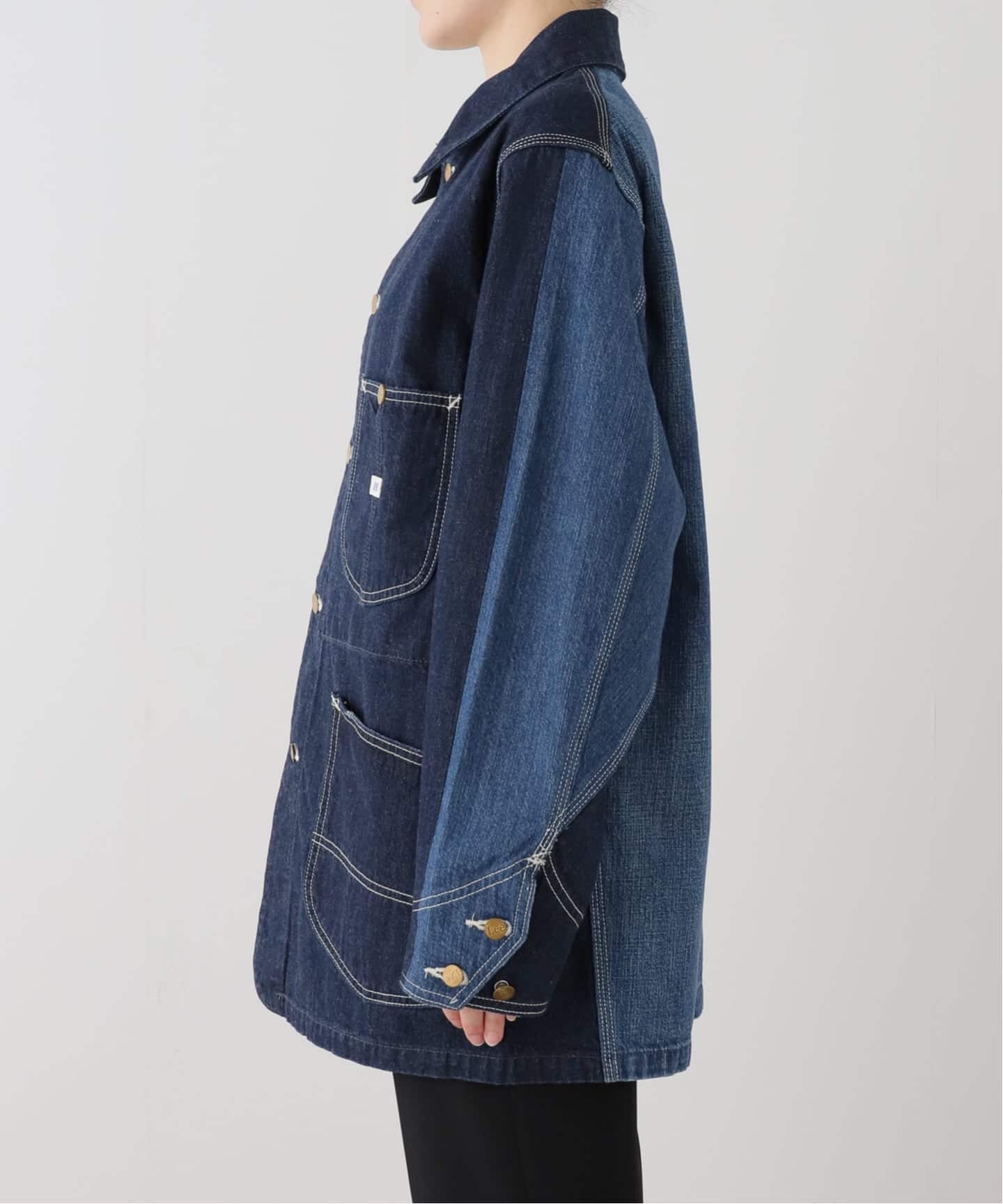 LESSAGE デニムカバーオール 別注 INSCRIRE*LEE*L'ESSAGE LOCO JK DENIM USED カバーオール