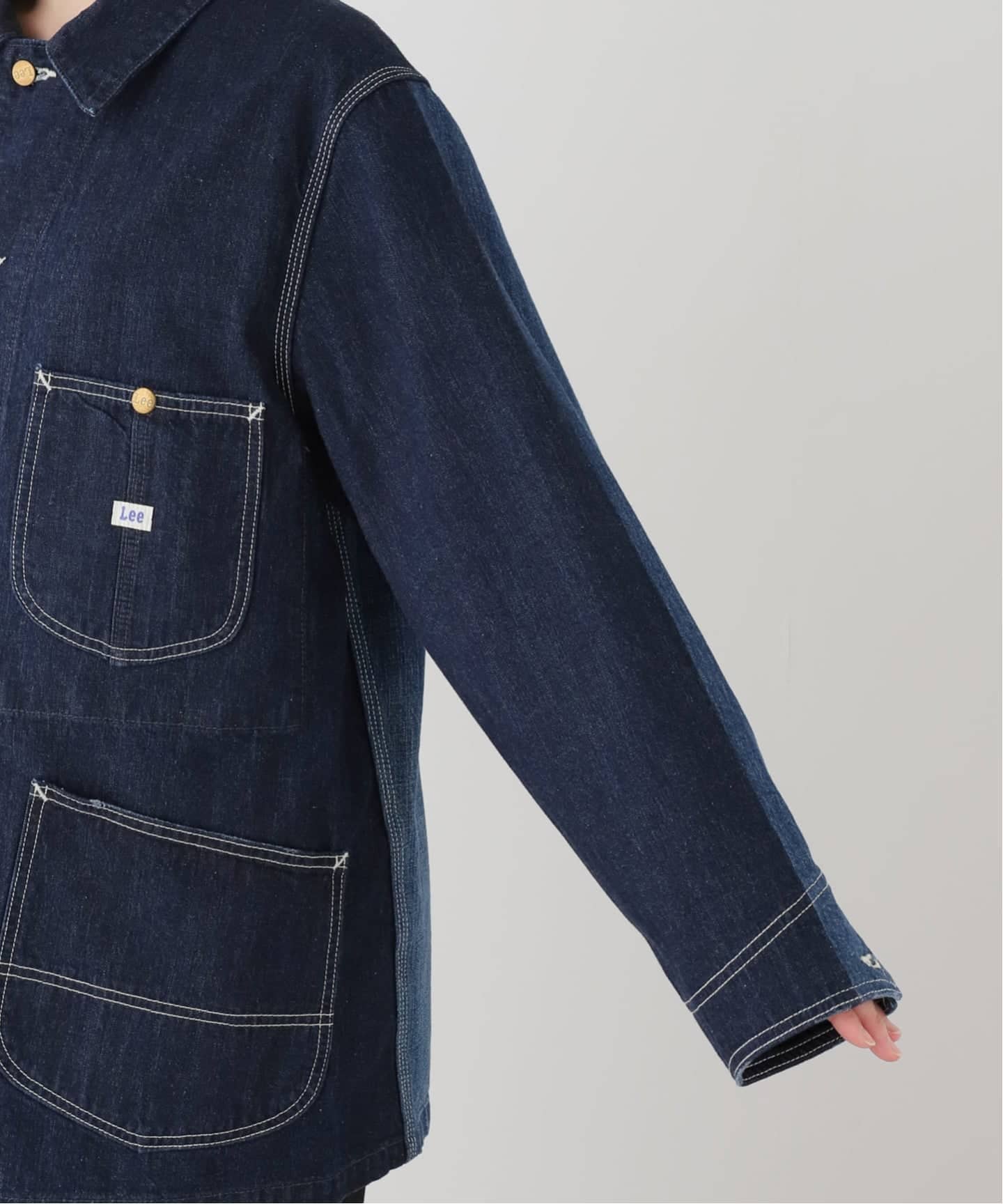 別注 INSCRIRE*LEE*L'ESSAGE LOCO JK DENIM USED カバーオール