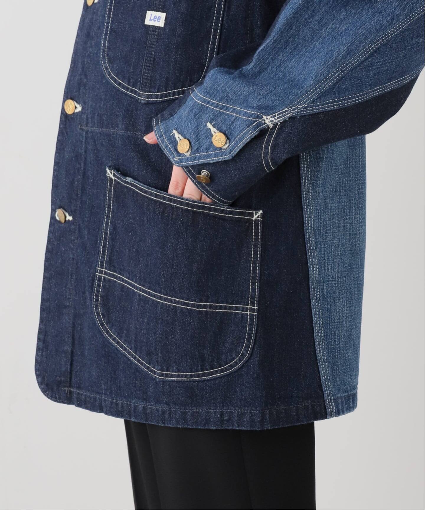 別注 INSCRIRE*LEE*L'ESSAGE LOCO JK DENIM USED カバーオール