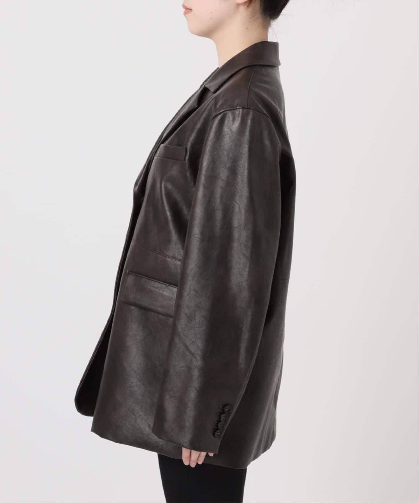 【タグ付き未使用】2025AWフェイクスエードジャケット ジャーナルスタンダード WISH FOR EVER（ウィッシュフォーエバー） ジャージ FAKE SUEDE TRACK