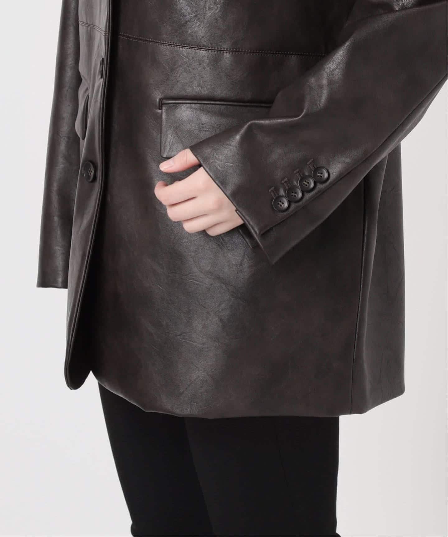 追加》フェイクスエードジャケット（レザージャケット）｜JOURNAL