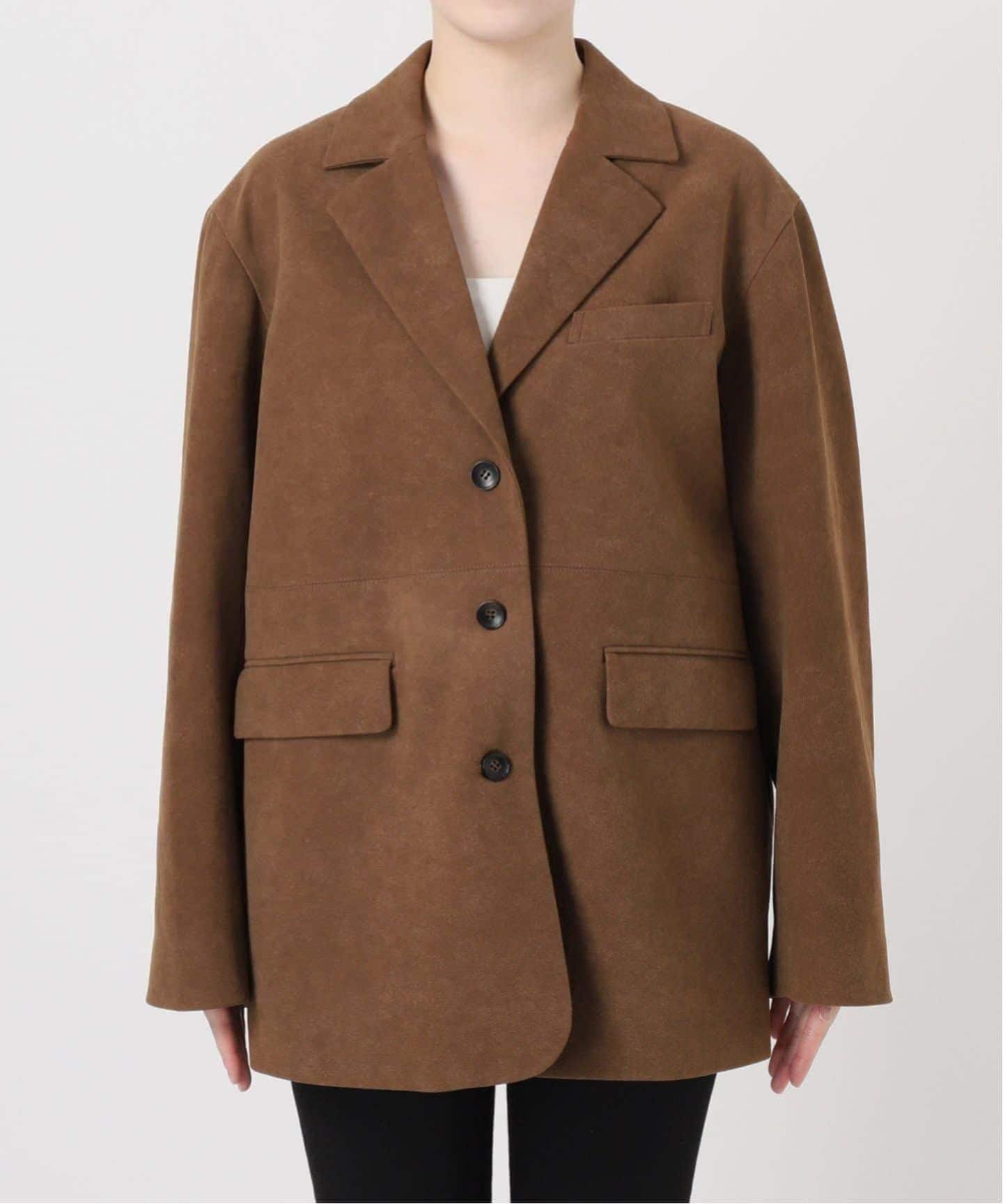 追加予約》フェイクスエードジャケット（レザージャケット）｜JOURNAL