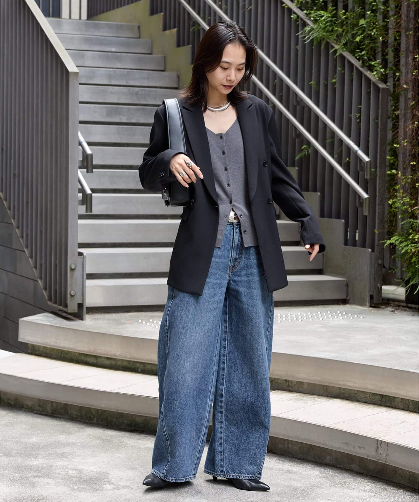 追加予約》ウールライクストレッチジャケット（テーラードジャケット