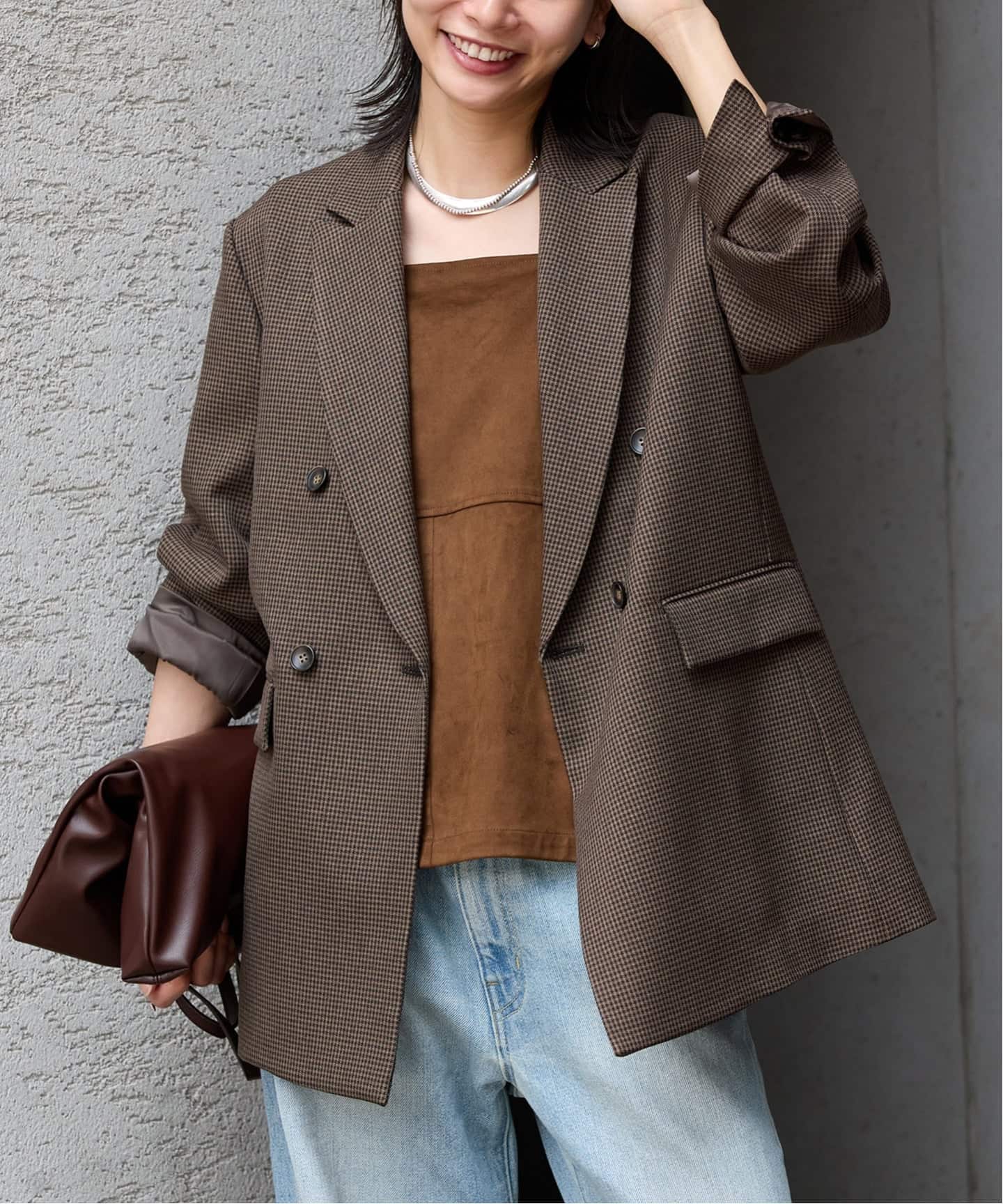 JOURNAL STANDARDウールライクストレッチジャケット 追加予約》ウールライクストレッチジャケット（テーラードジャケット