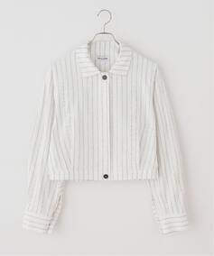 LOW CLASSIC/ロウ クラシック】 STRIPE PINCHED SHIRT JACKET（その他 