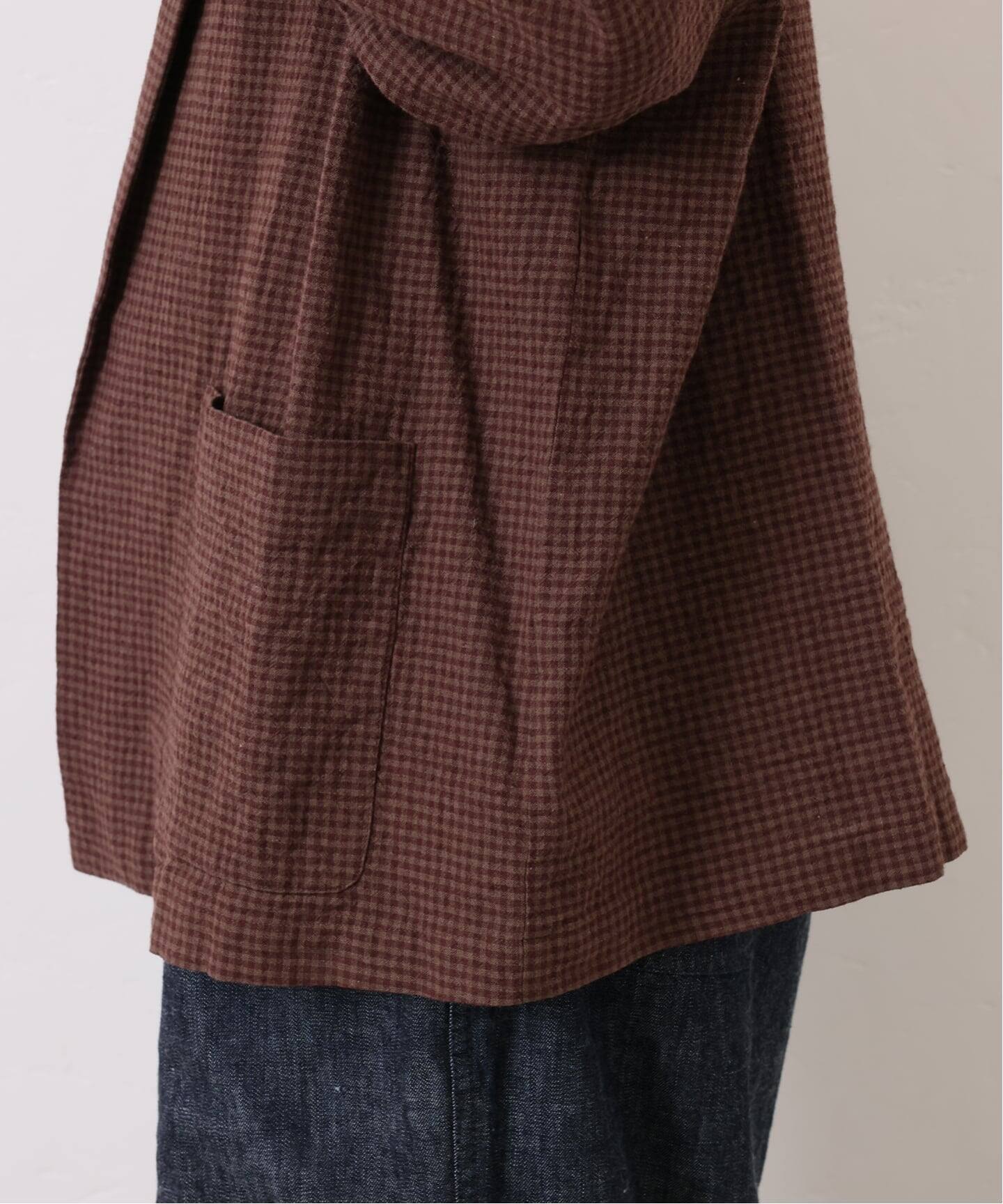 【美品✨ストレッチ】ジャーナルスタンダードラックス ショールカラー ジャケット LCワッシャー ショールカラージャケット（その他ジャケット・スーツ
