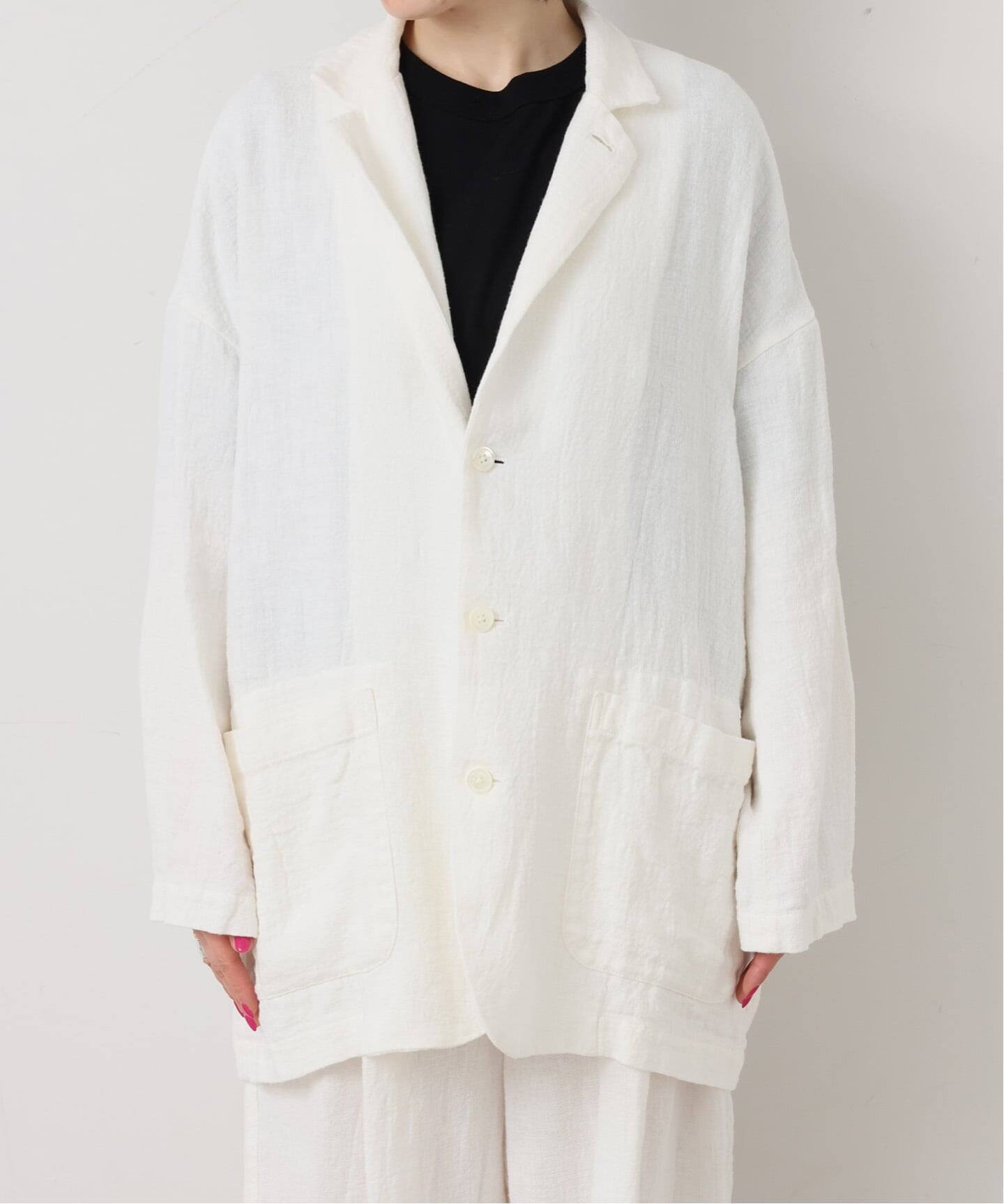 JOURNAL STANDARD luxe リネンジャケット　ワイドジャケット リネンワッシャージャケット（テーラードジャケット）｜journal