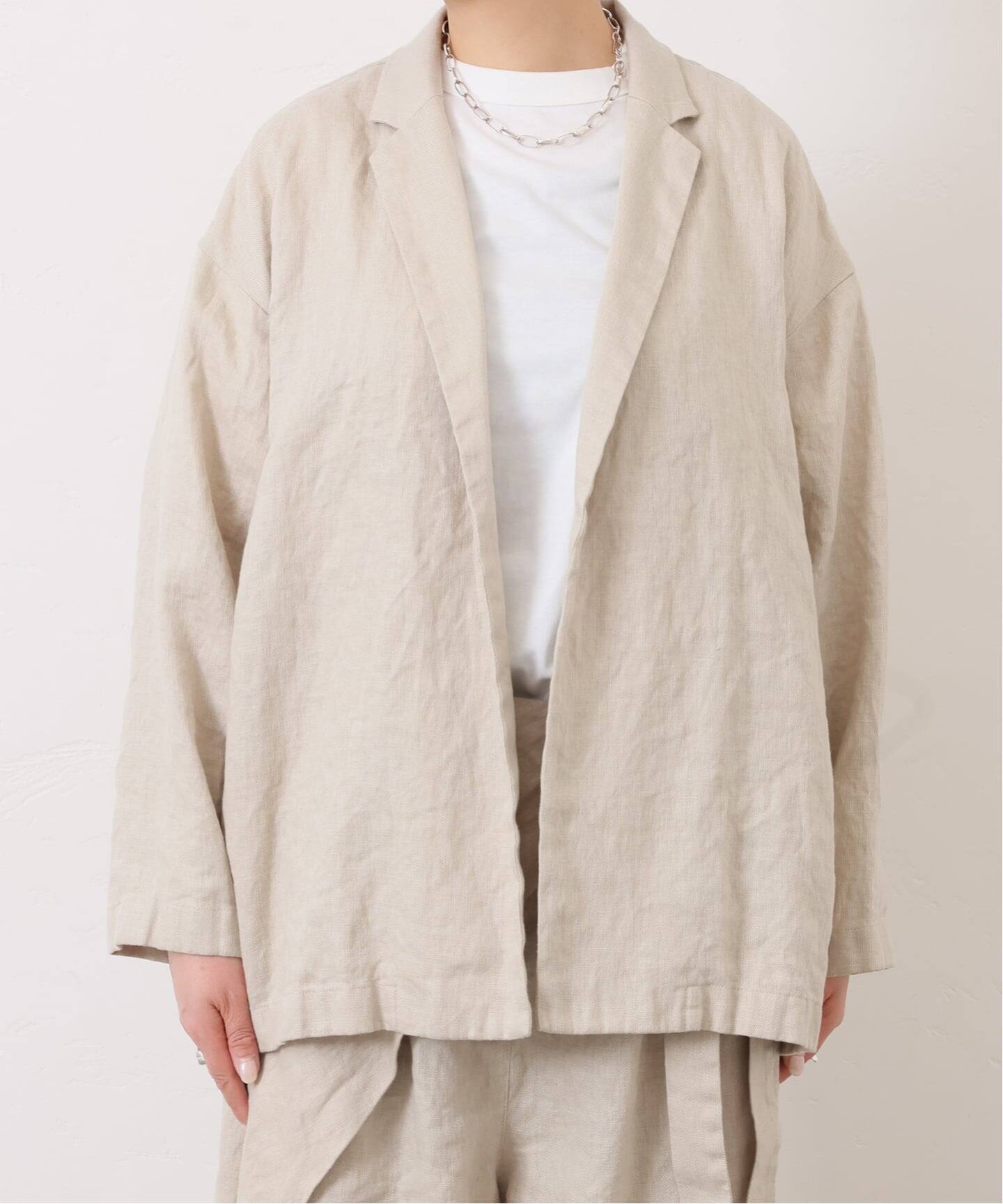 専用　ジャーナルスタンダードラックス ベルギーリネンツイルジャケット JOURNAL STANDARD LUXE（ジャーナルスタンダード ラックス）の「《予約