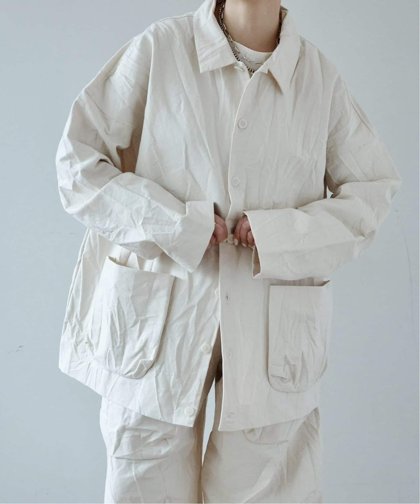 album di famiglia】 CRASH OVERSHIRT JACKET（その他ジャケット