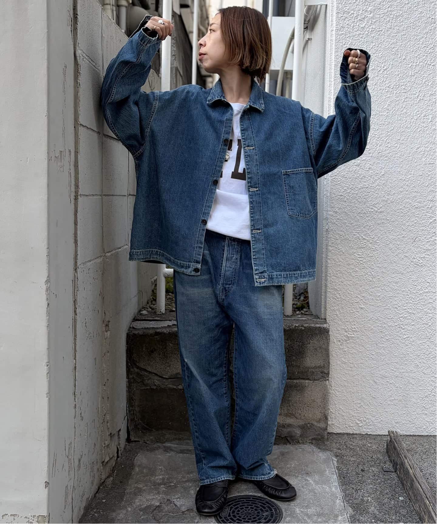 chimala】for luxe DENIM SHIRT JACKET（045）（デニムジャケット