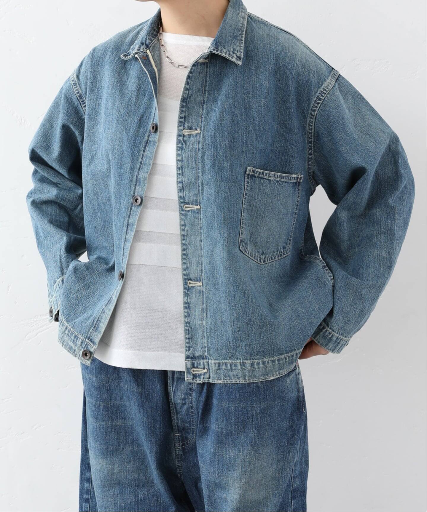 予約》【chimala】for luxe DENIM SHIRT JACKET（045）（デニム