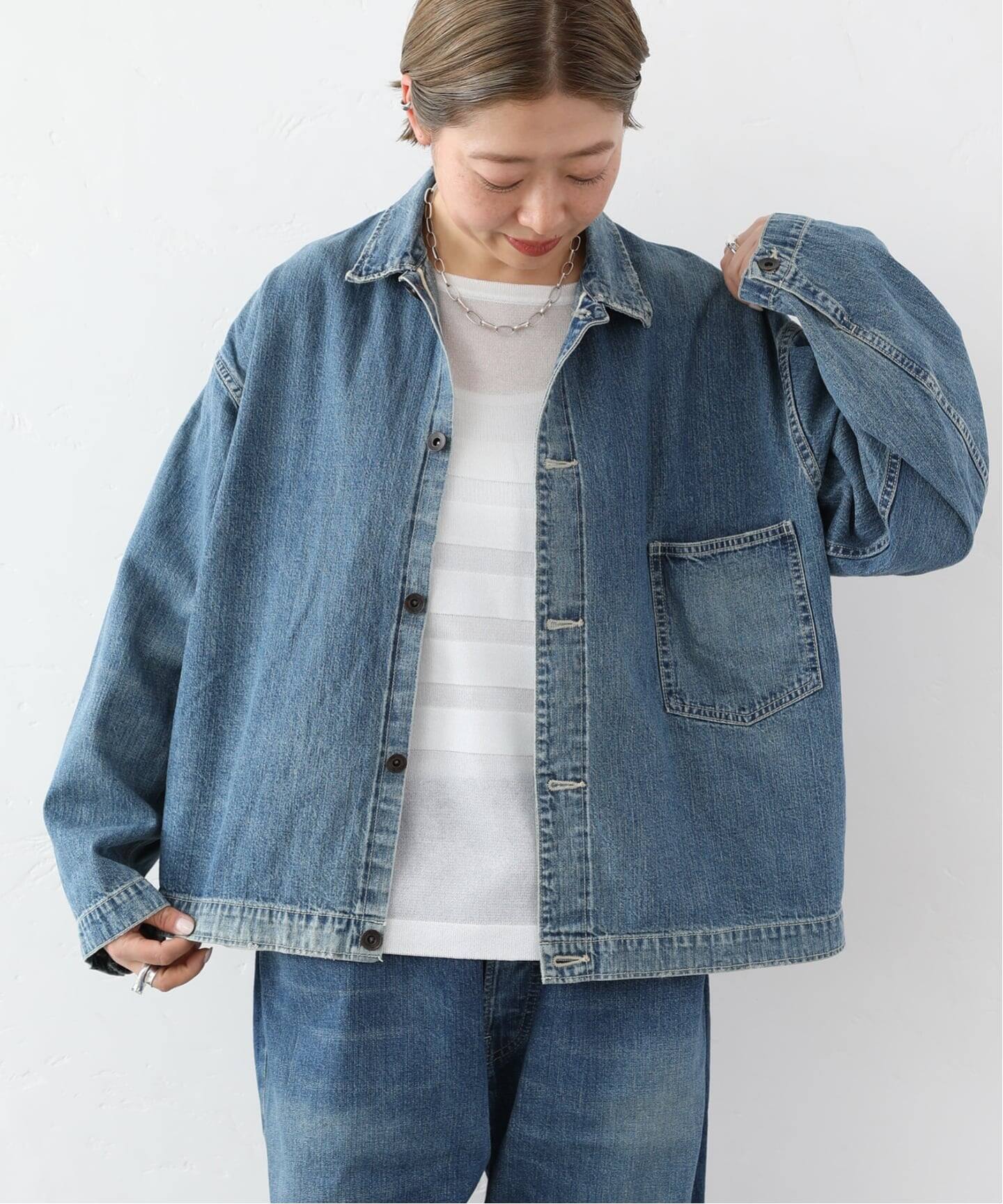 chimala】for luxe DENIM SHIRT JACKET（045）（デニムジャケット