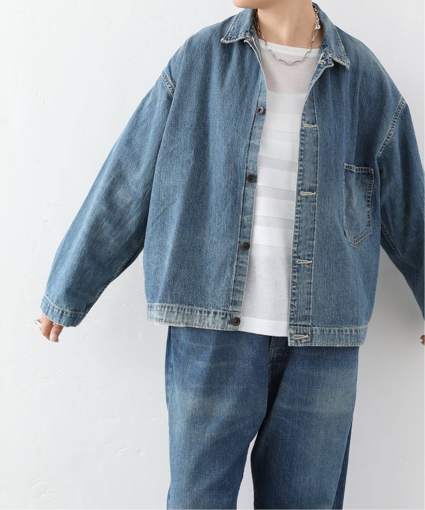 chimala for luxe DENIM WORK JACKETチマラ chimala】for luxe DENIM SHIRT JACKET（045）（デニムジャケット
