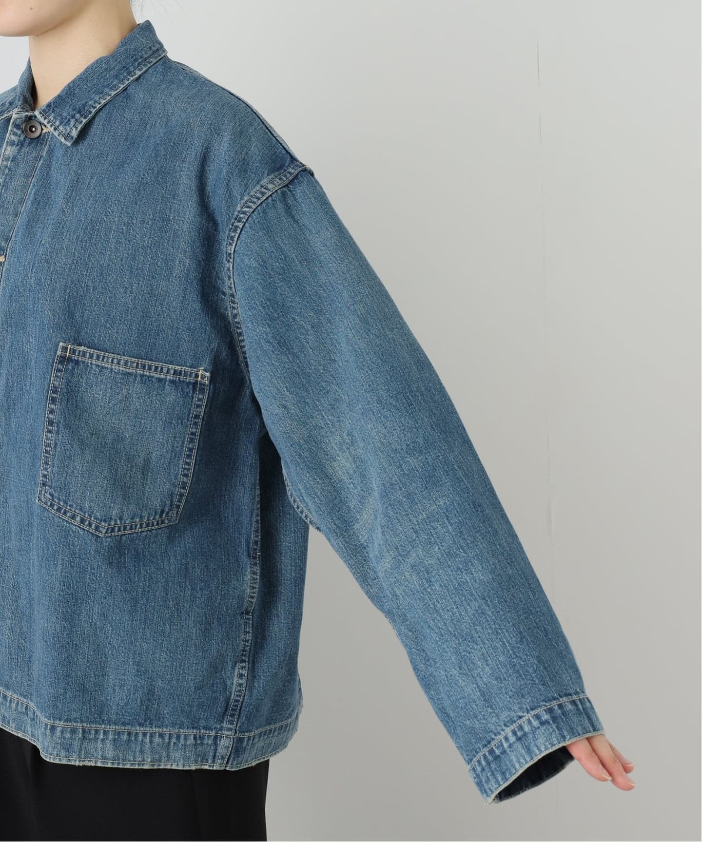 chimala】for luxe DENIM SHIRT JACKET（045）（デニムジャケット
