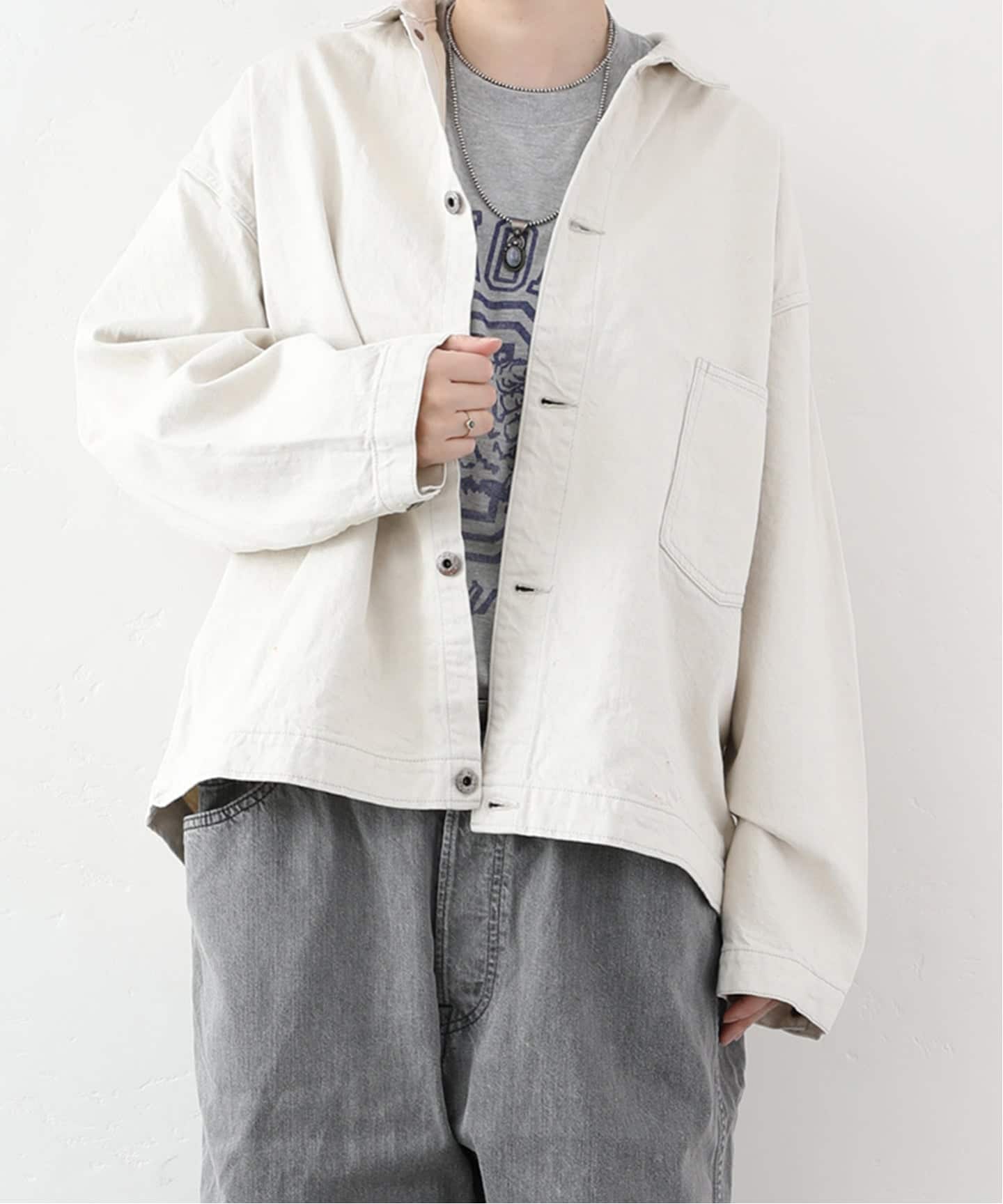 chimala】for luxe DENIM SHIRT JACKET（016）（デニムジャケット