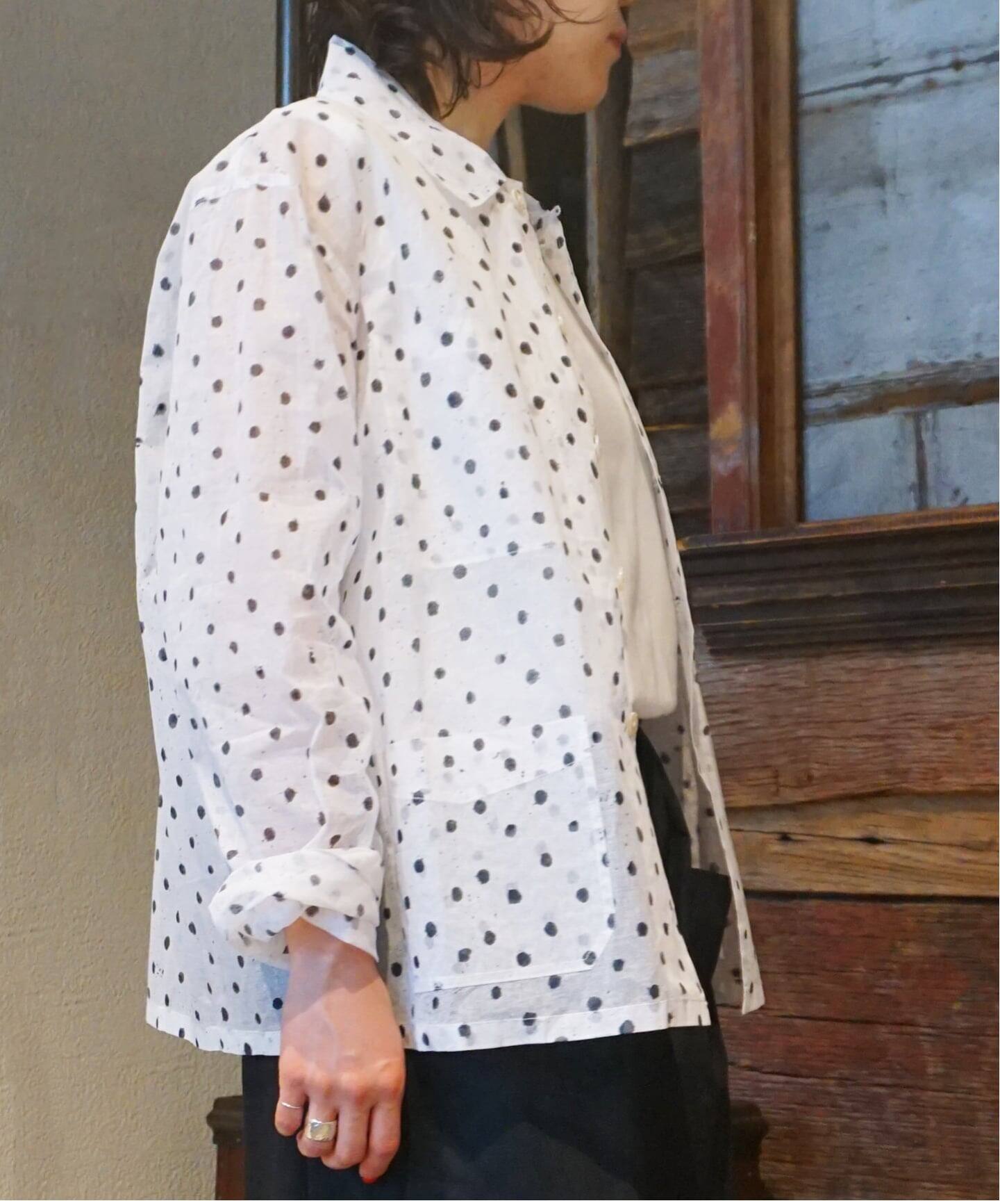 Khadi＆Co/カディ&コー】ORGANDY DOTS JACKET（その他ジャケット