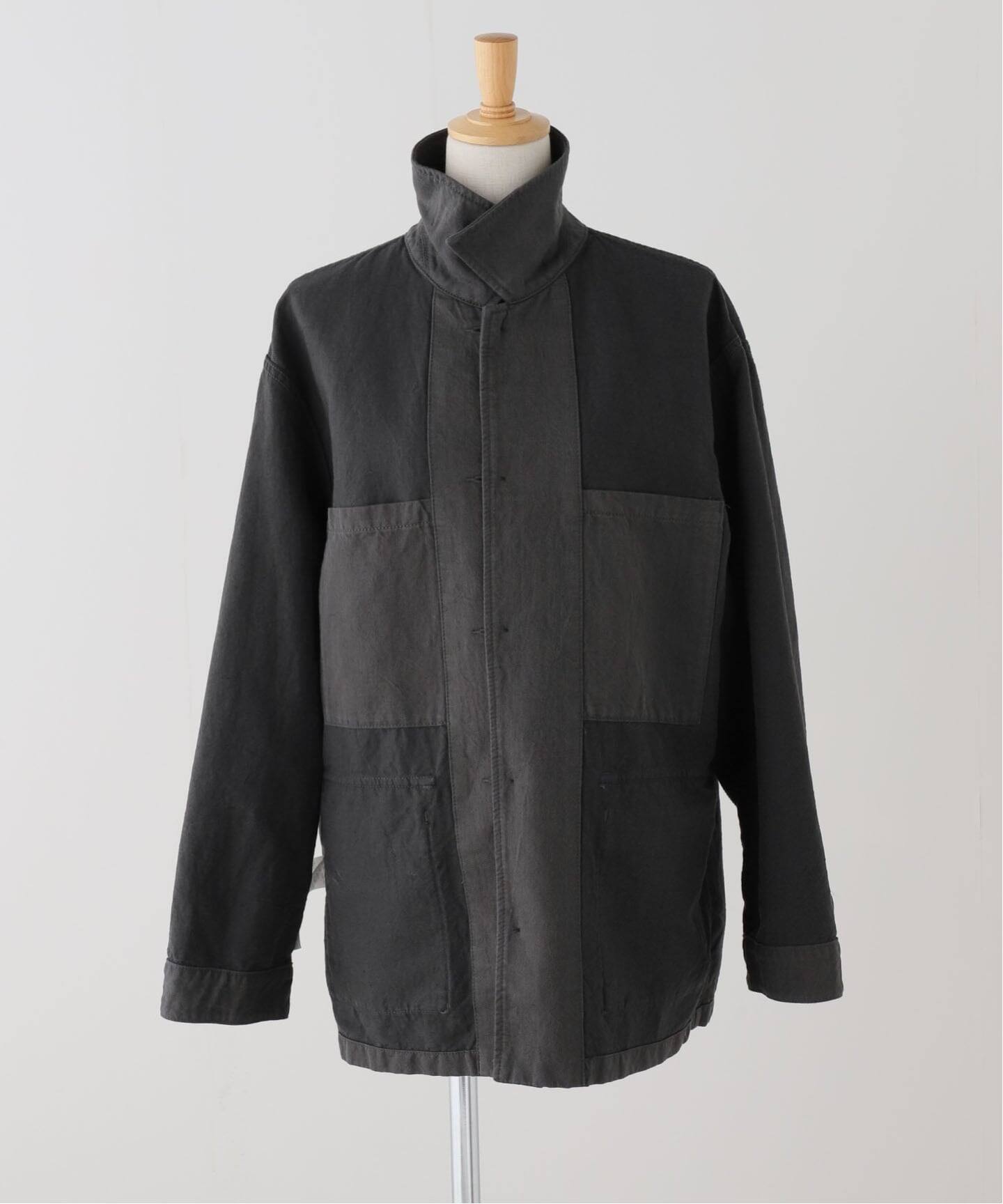 <極美品>今期26SS ATON COTTON LINEN JACKET ATON】COTTON LINEN KATSURAGI WORK JACKET（その他ジャケット・スーツ