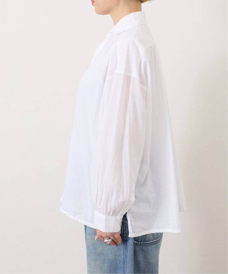 ARMEN】 COTTON WORK GATHERED SHIRT（シャツ／ブラウス）｜journal 