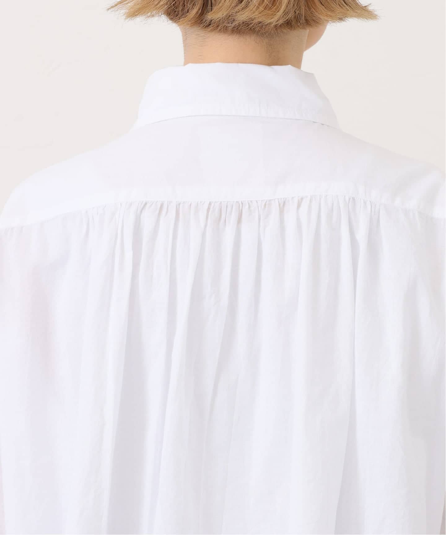 ARMEN】 COTTON WORK GATHERED SHIRT（シャツ／ブラウス）｜journal