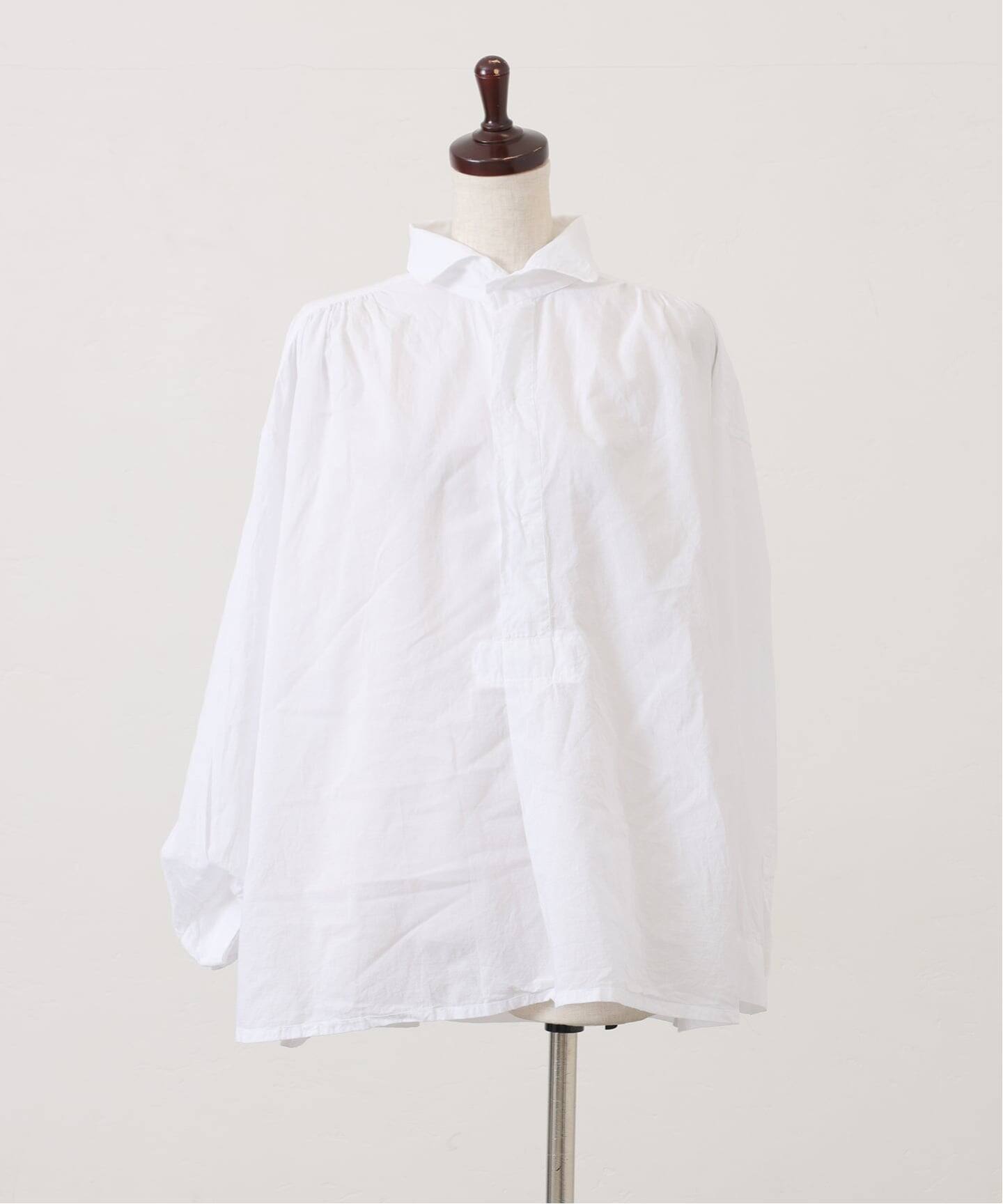 ARMEN】 COTTON WORK GATHERED SHIRT（シャツ／ブラウス）｜journal